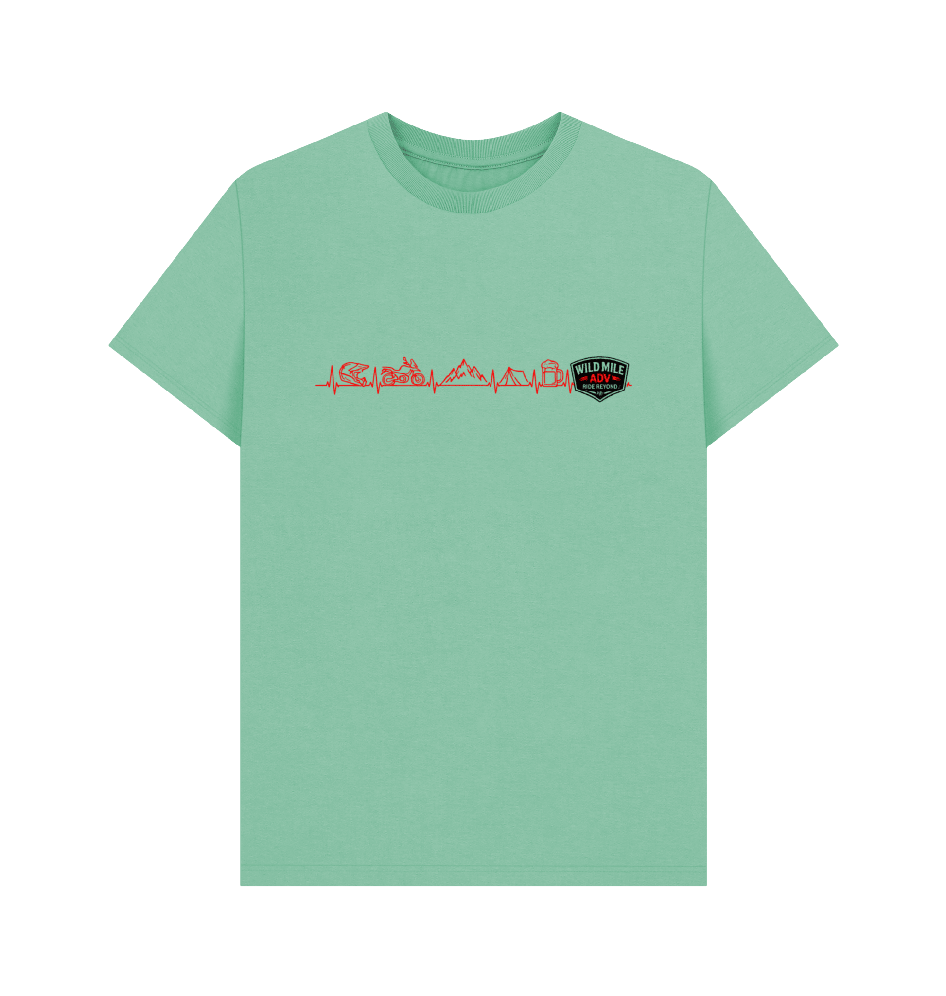WMADV - Heart Rate Tee - Wild Mile ADVPrinted T-shirt
