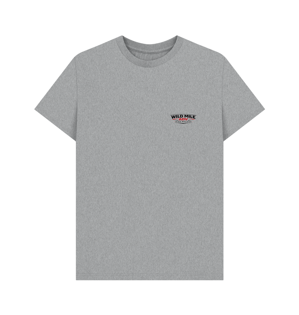 Athletic Grey Printed T-shirt Front