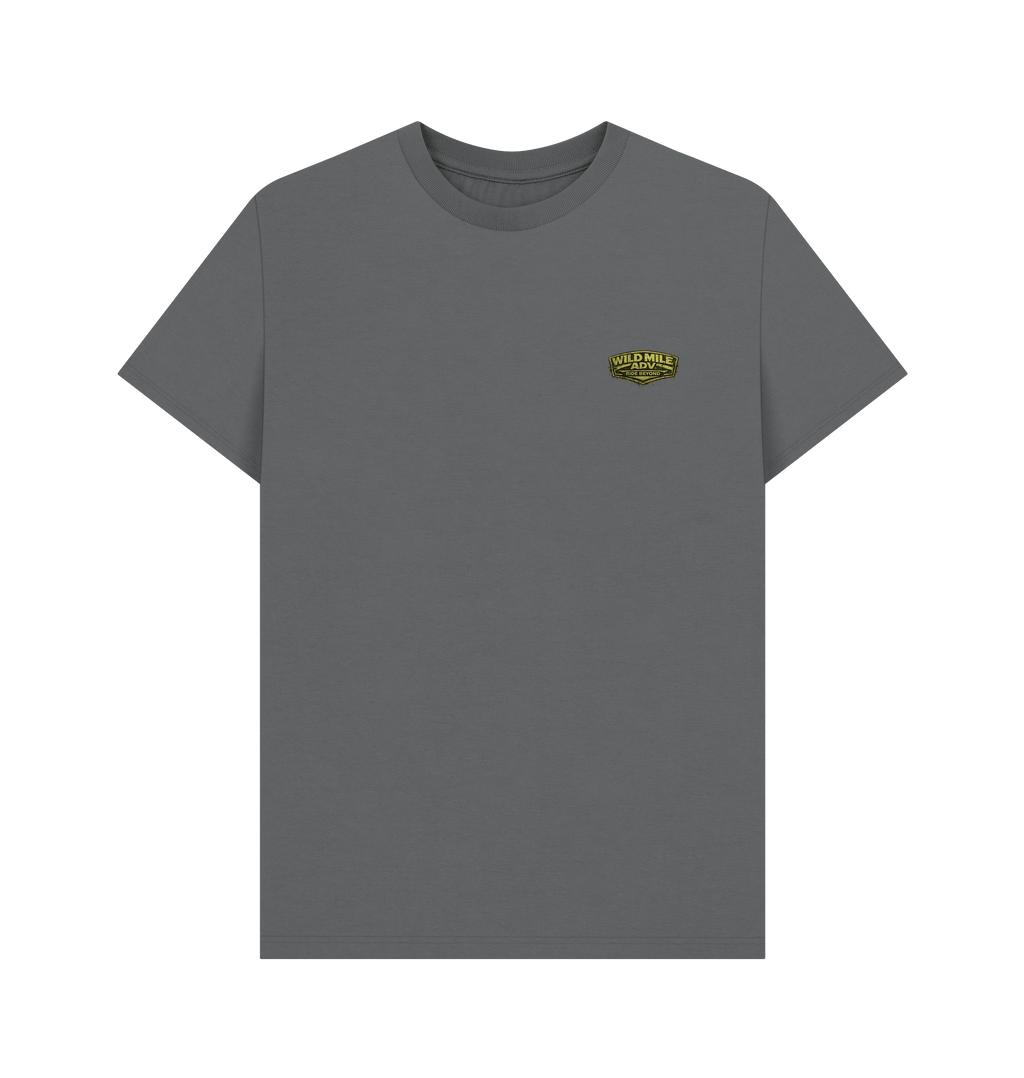 Slate Grey Printed T-shirt Front