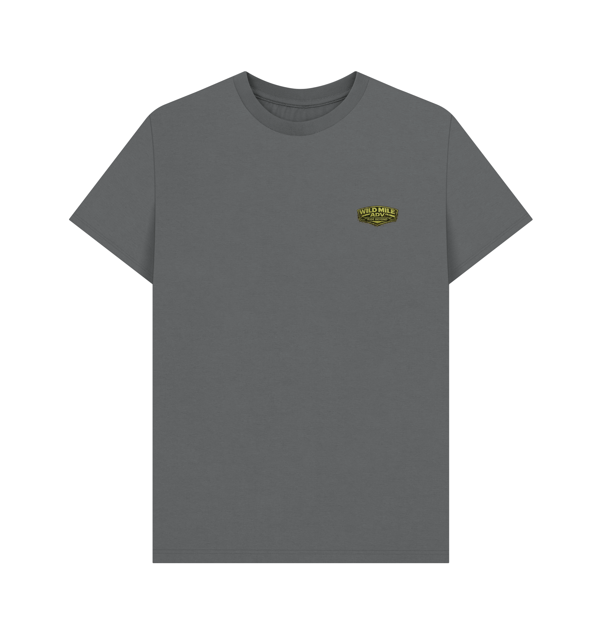 Slate Grey Printed T-shirt Front