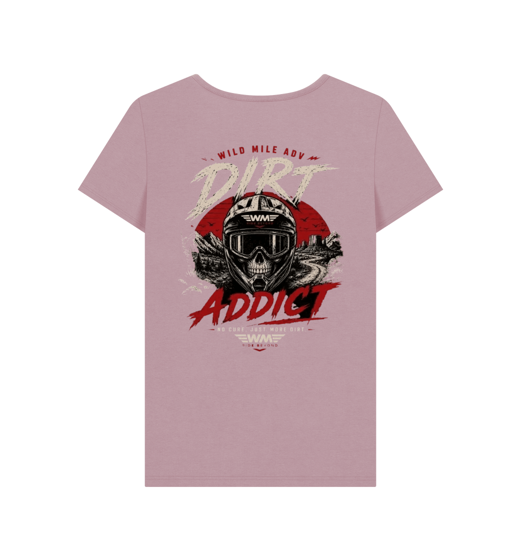 Mauve Printed T-shirt Back