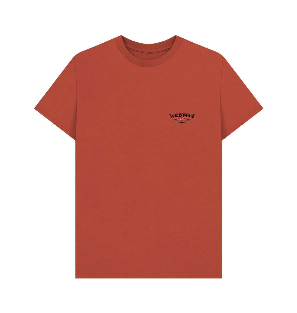 Rust Printed T-shirt Front