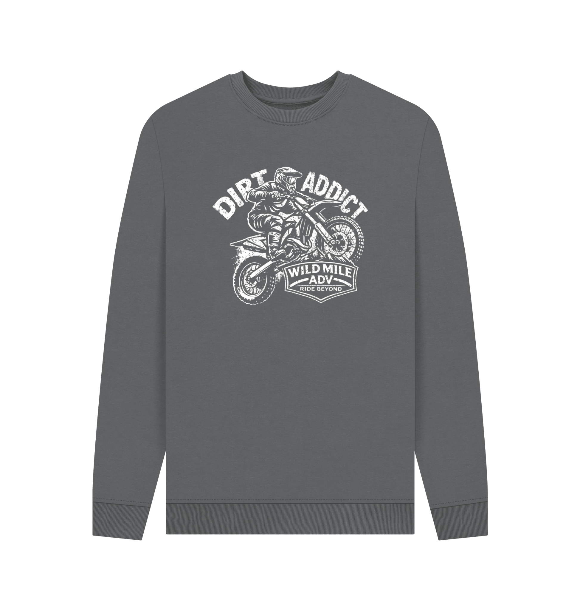 WMADV - Dirt Addict Sweatshirt - Wild Mile ADVPrinted Sweater