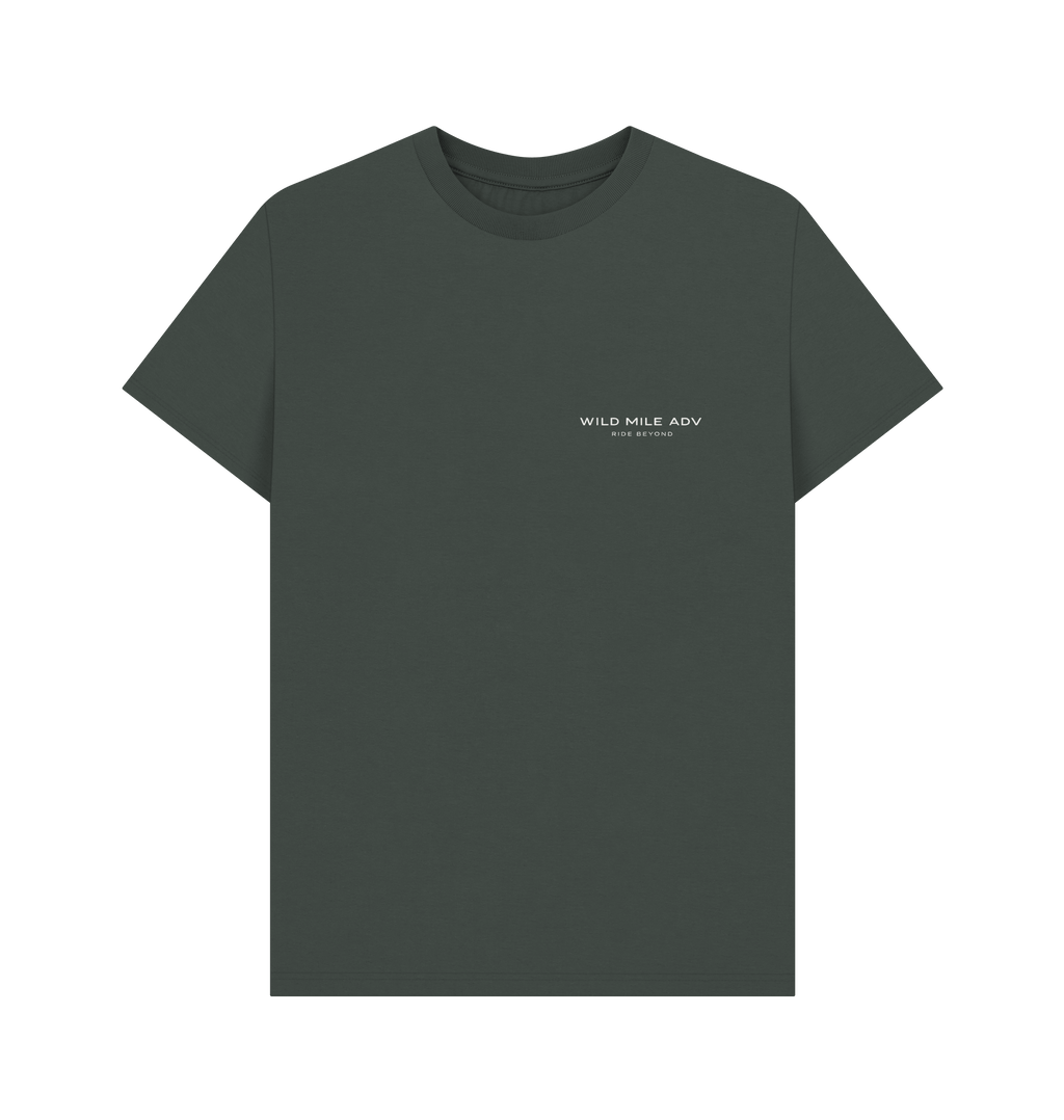 Dark Grey Printed T-shirt Front