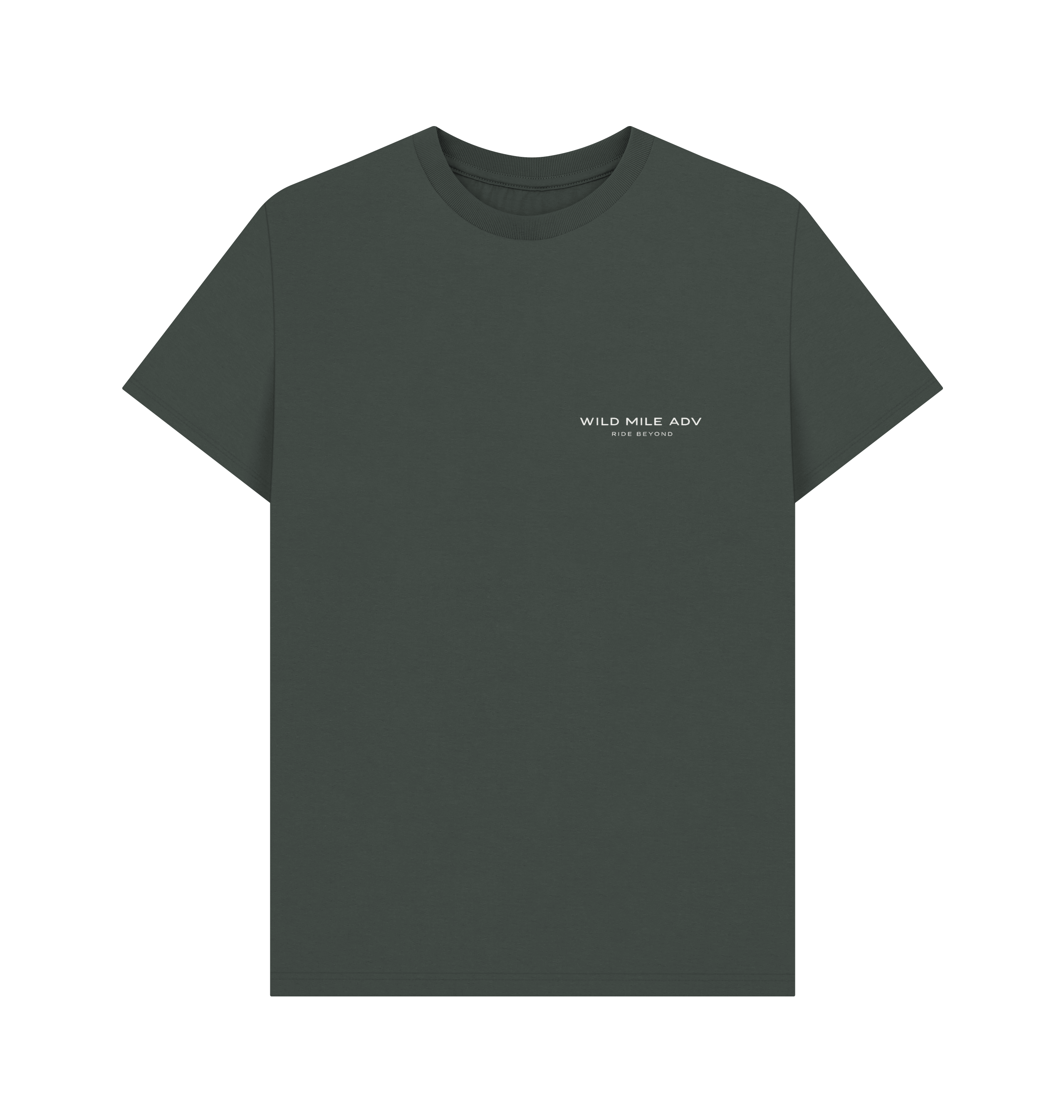 Dark Grey Printed T-shirt Front