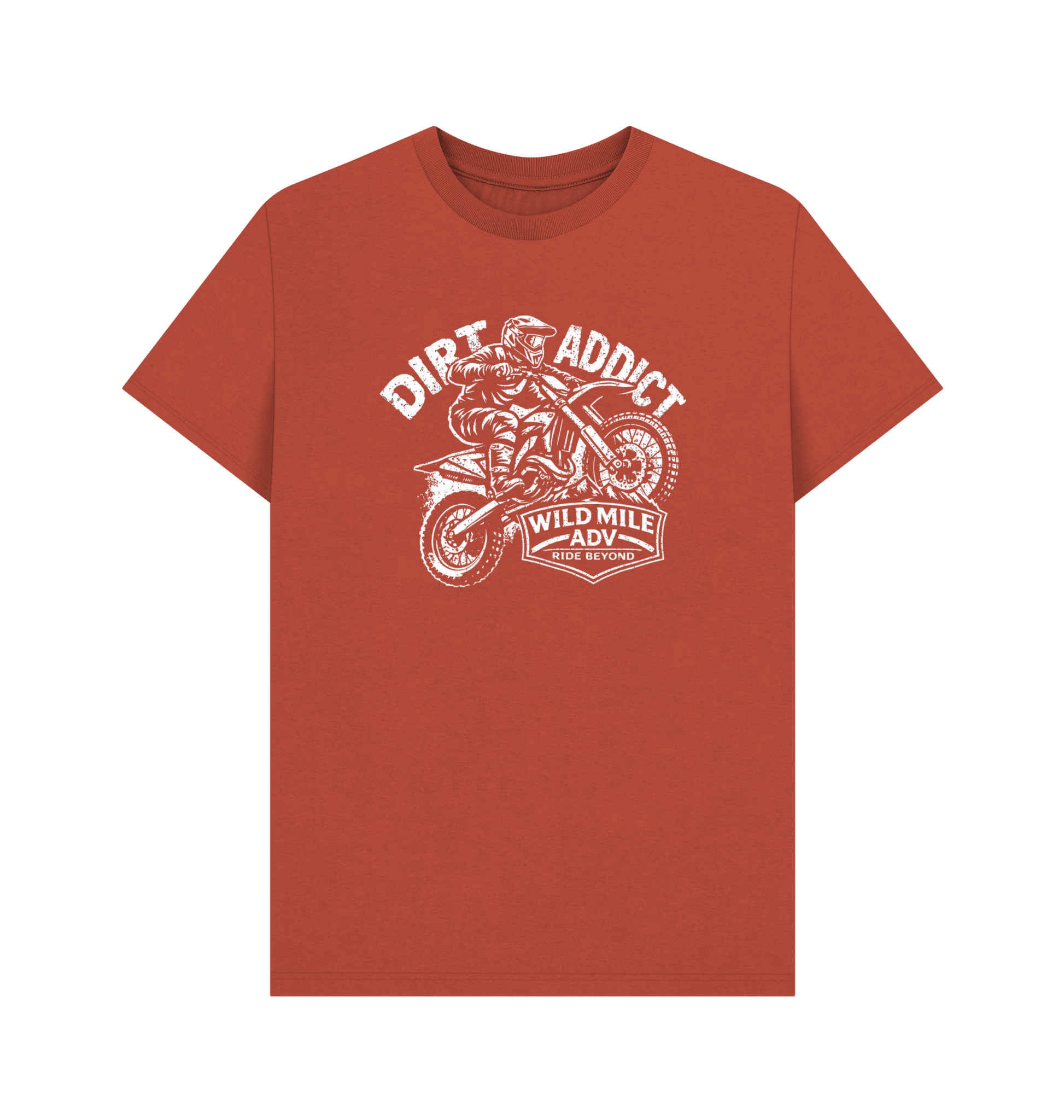 WMADV - Dirt Addict Tee - Wild Mile ADVPrinted T-shirt