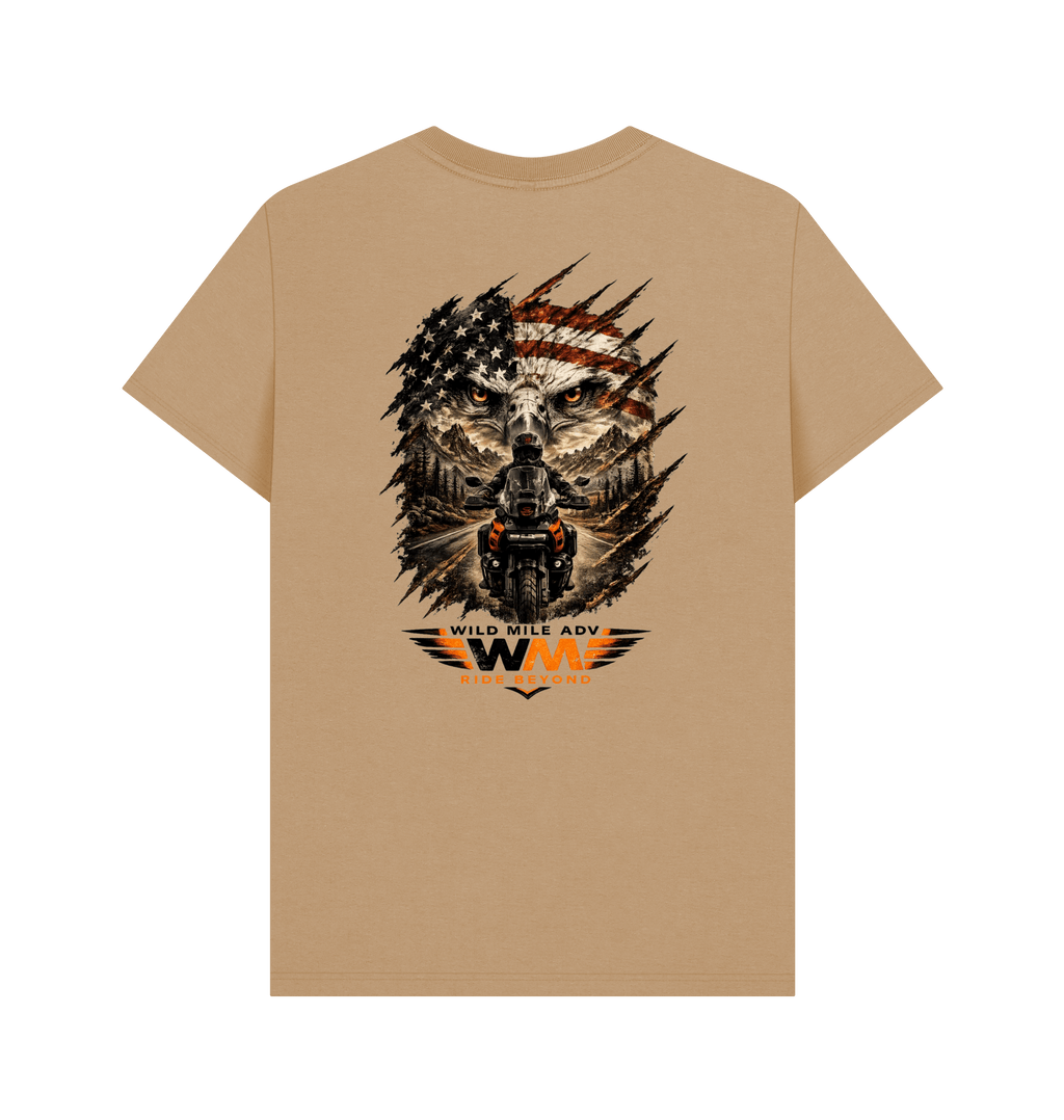 Sand Printed T-shirt Back