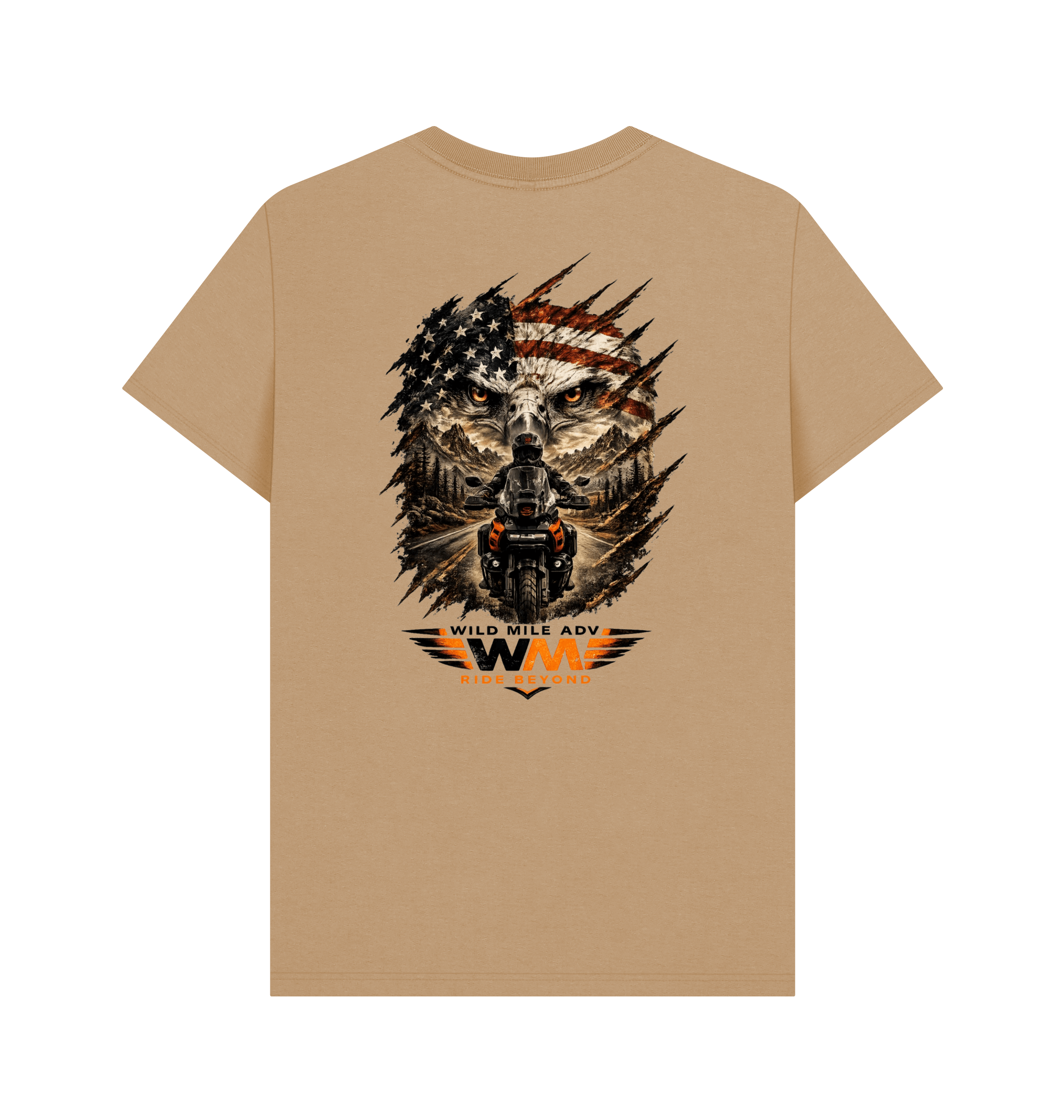 Sand Printed T-shirt Back