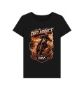 Black Printed T-shirt Front