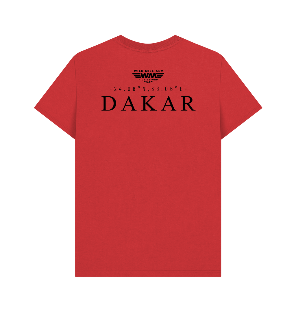 Red Printed T-shirt Back