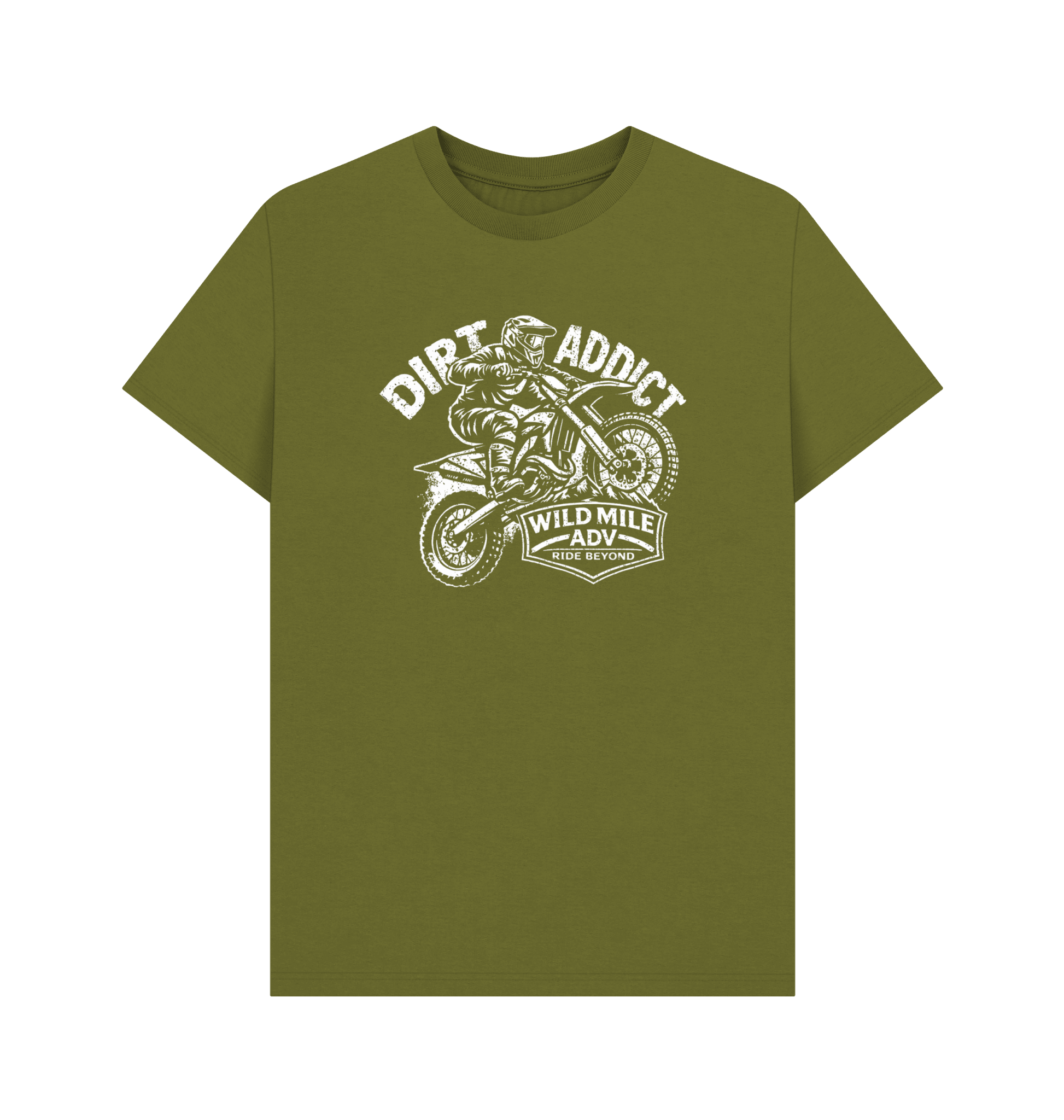 WMADV - Dirt Addict Tee - Wild Mile ADVPrinted T-shirt
