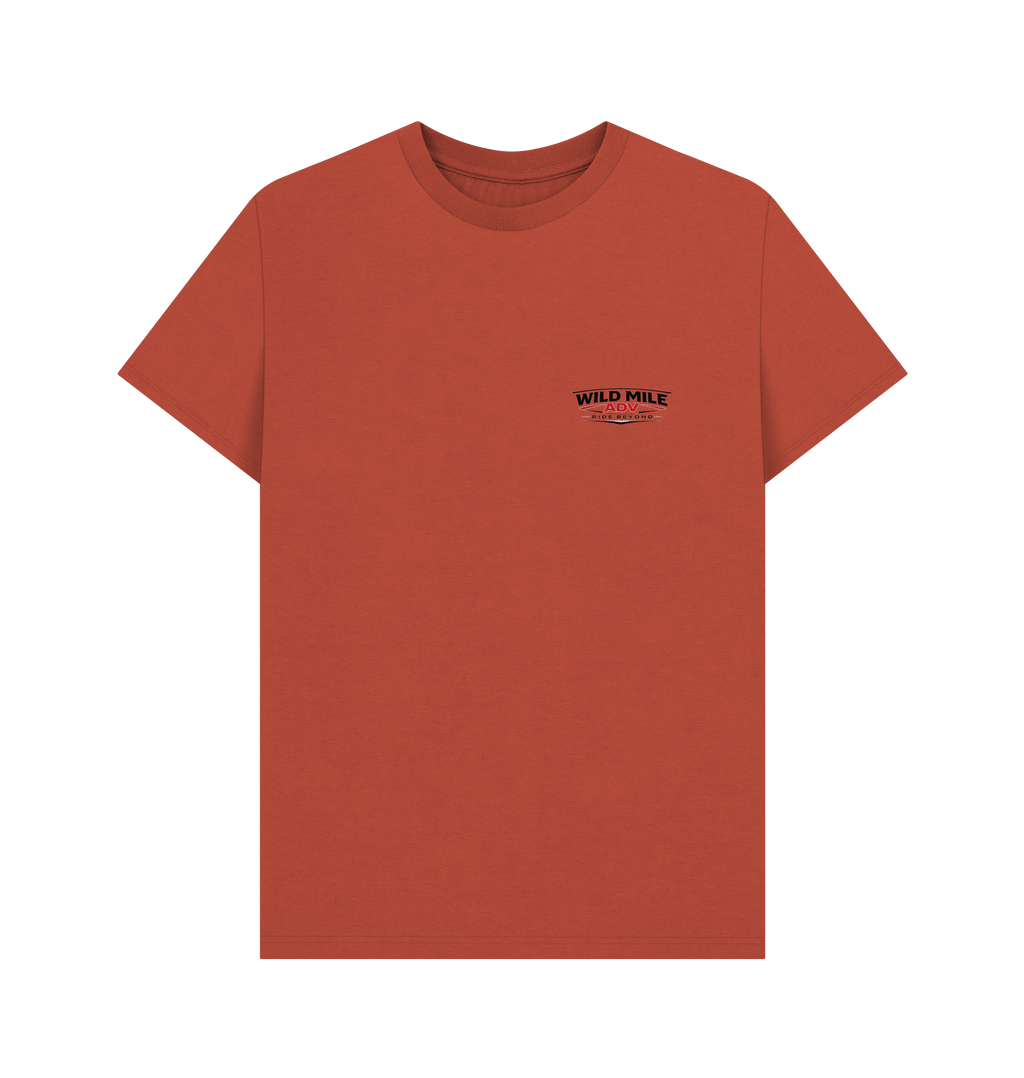 Rust Printed T-shirt Front