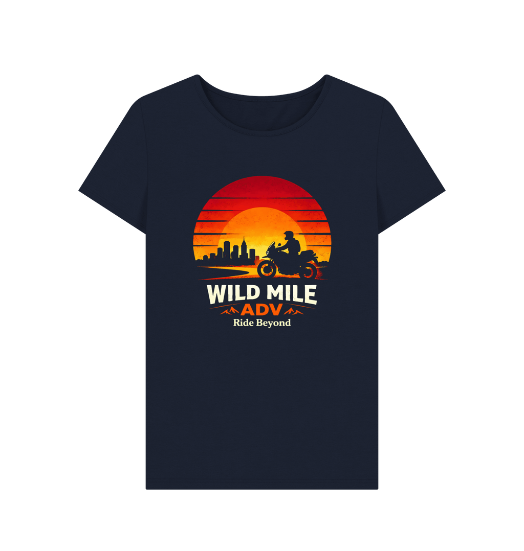 WMADV - Womens Suncity Crew Tee - Wild Mile ADVPrinted T-shirt