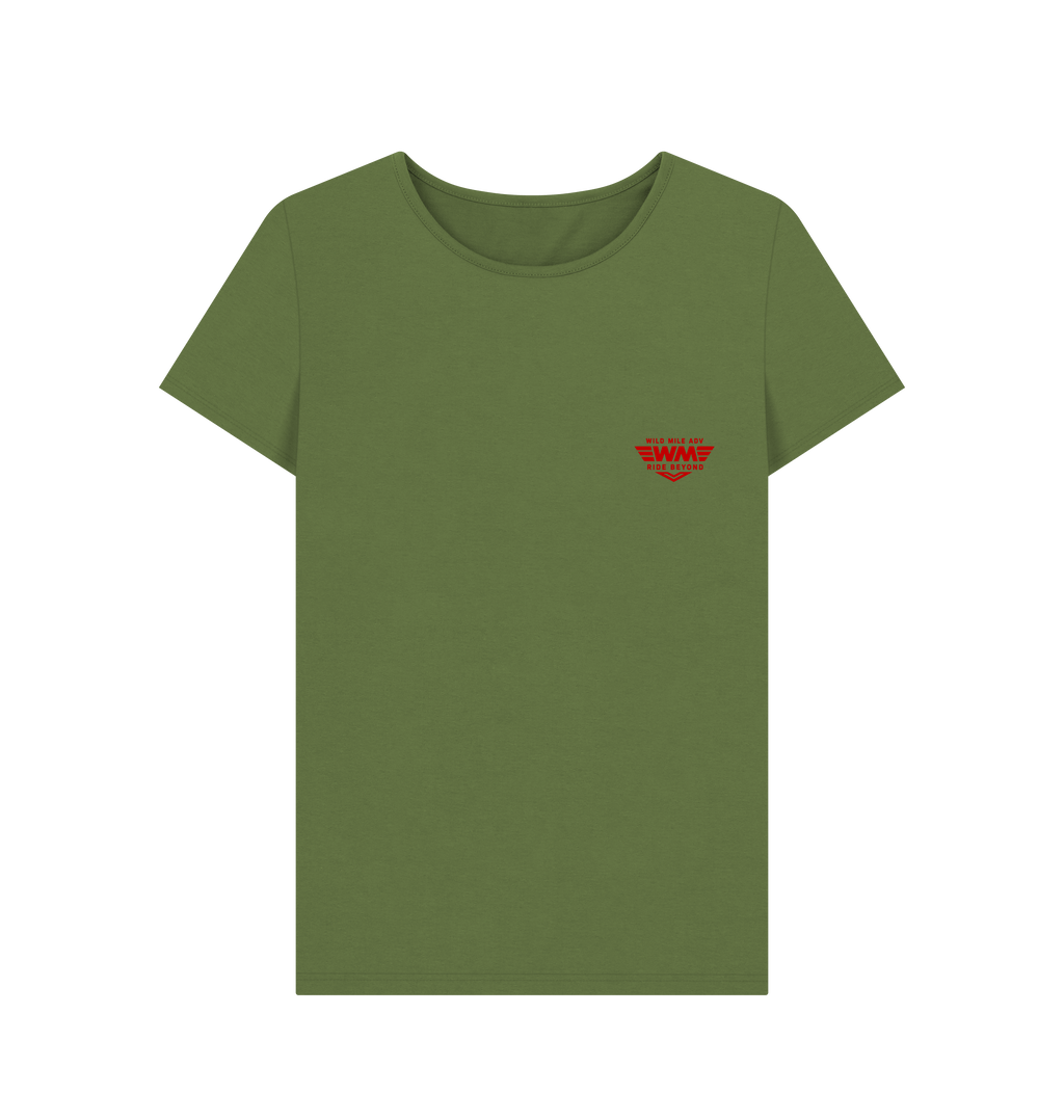 Khaki Printed T-shirt Front