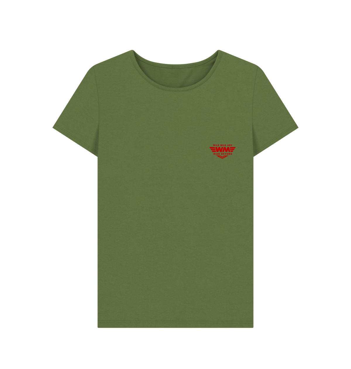 Khaki Printed T-shirt Front