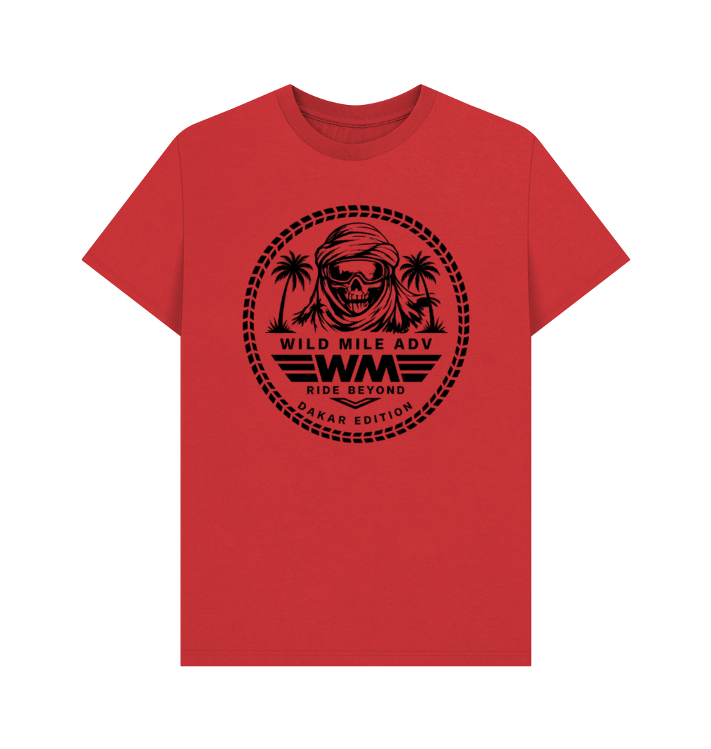 Red Printed T-shirt Front