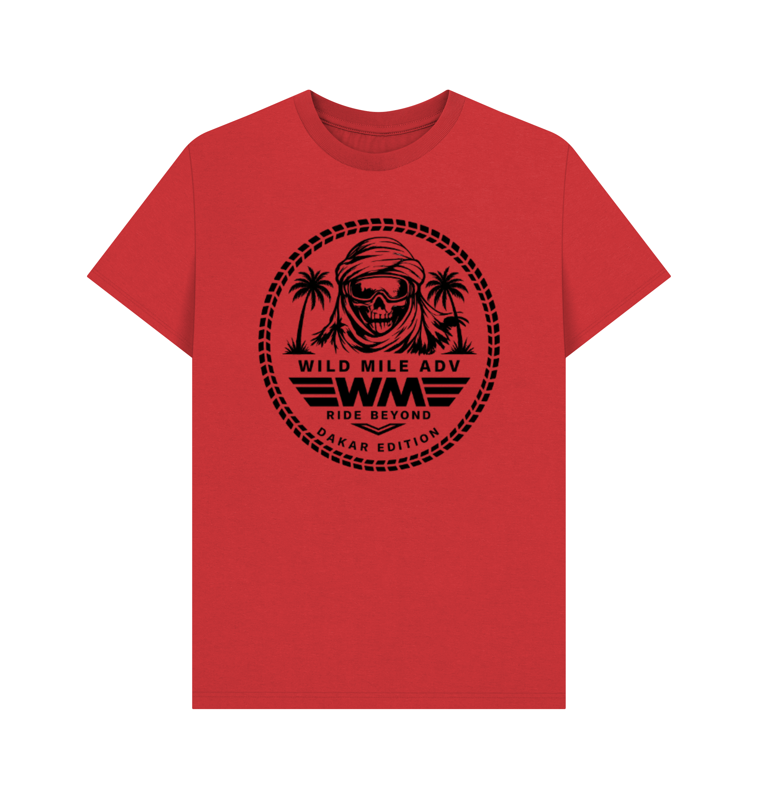 Red Printed T-shirt Front