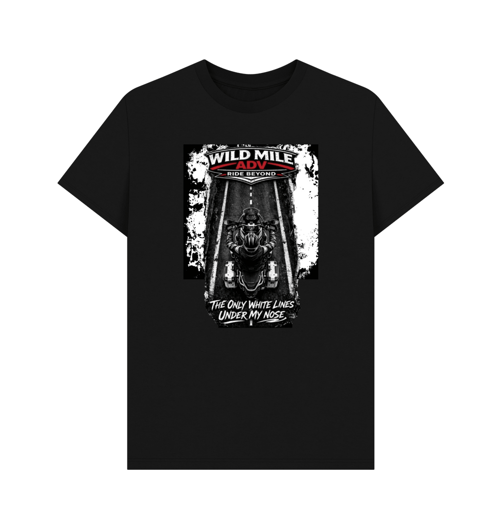 WMADV - White Lines Tee - Wild Mile ADVPrinted T-shirt