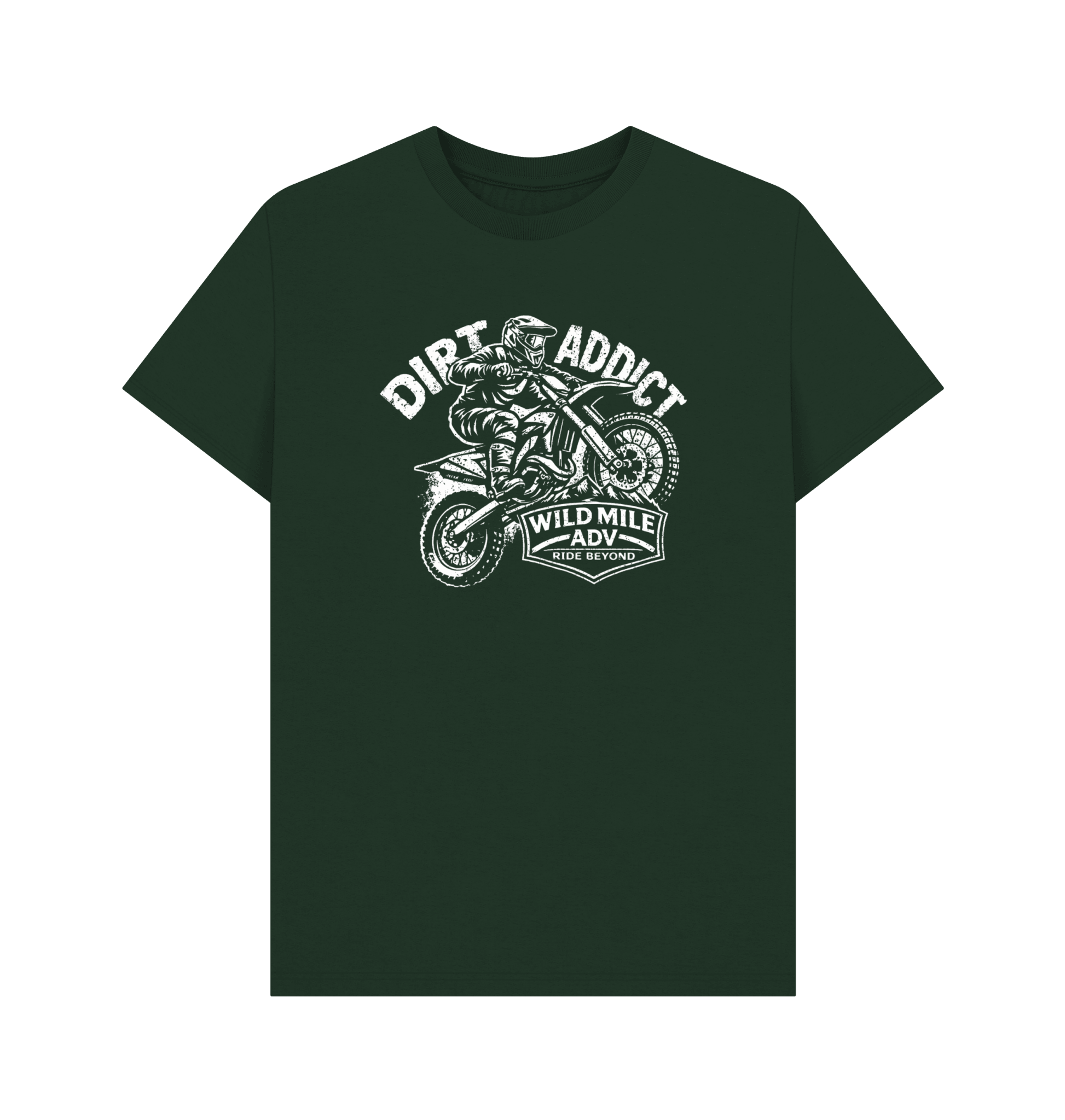WMADV - Dirt Addict Tee - Wild Mile ADVPrinted T-shirt