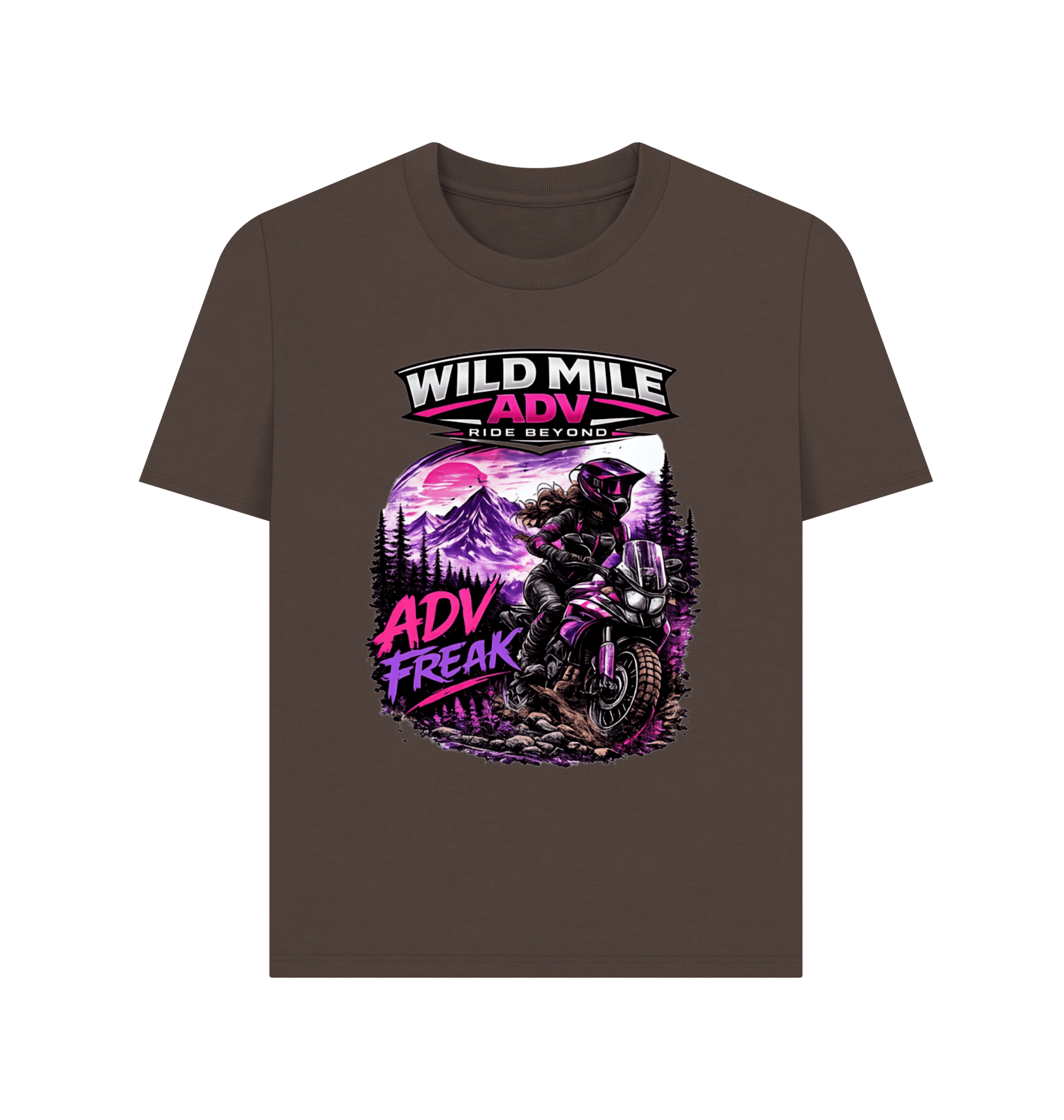 WMADV - Womens ADV Freak 2 PL Tee - Wild Mile ADVPrinted T-shirt