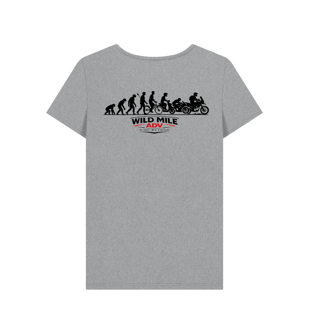 WMADV - Womens Evolution Crew Tee - Wild Mile ADVPrinted T-shirt