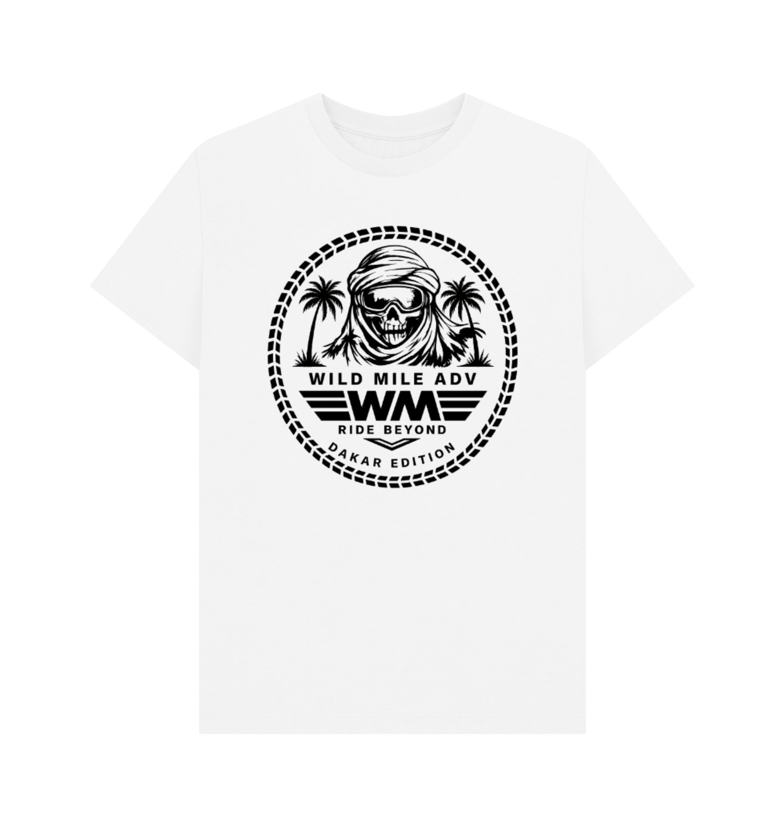 White Printed T-shirt Front