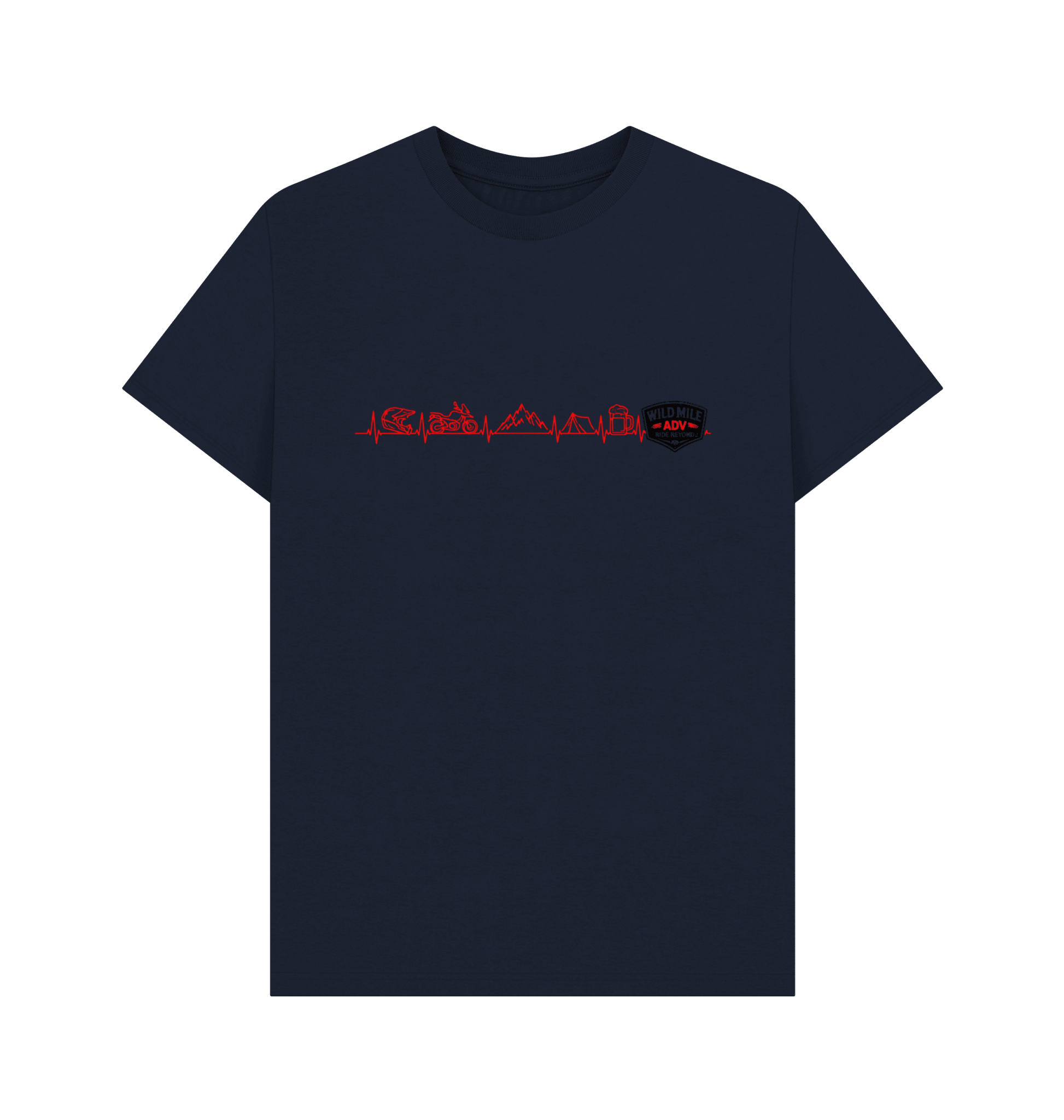 WMADV - Heart Rate Tee - Wild Mile ADVPrinted T-shirt