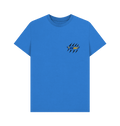Bright Blue Printed T-shirt Front