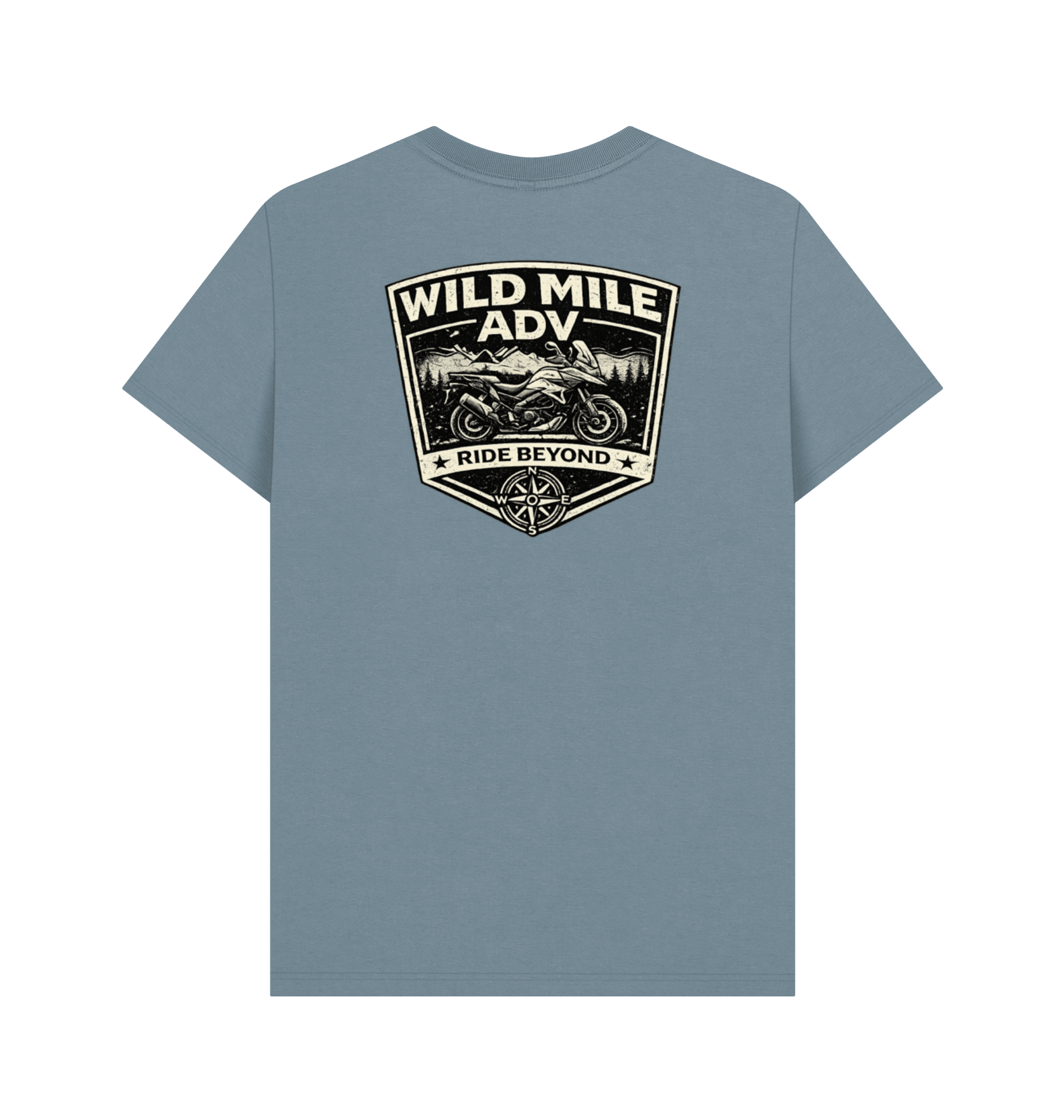 WMADV - Shield V Strom Tee - Wild Mile ADVPrinted T-shirt