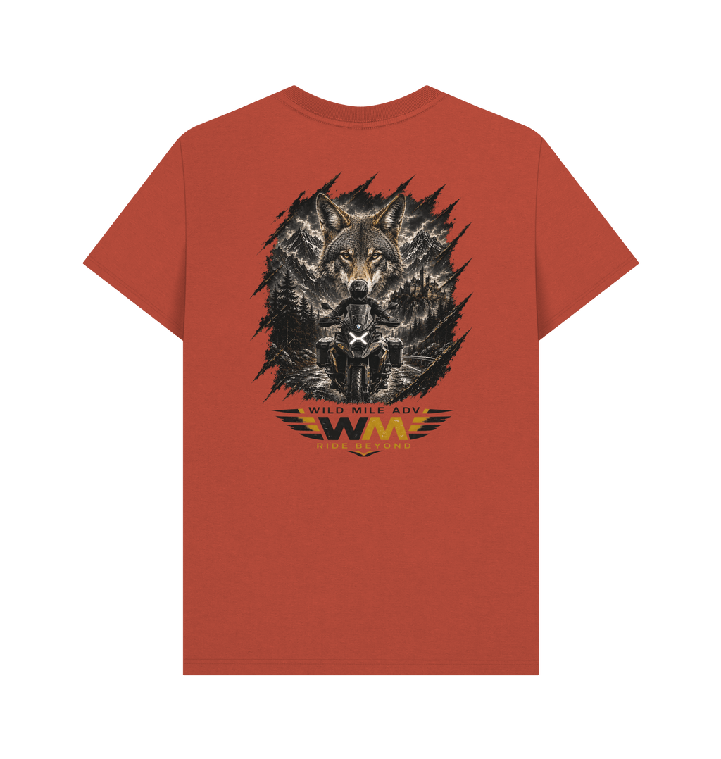 Rust Printed T-shirt Back