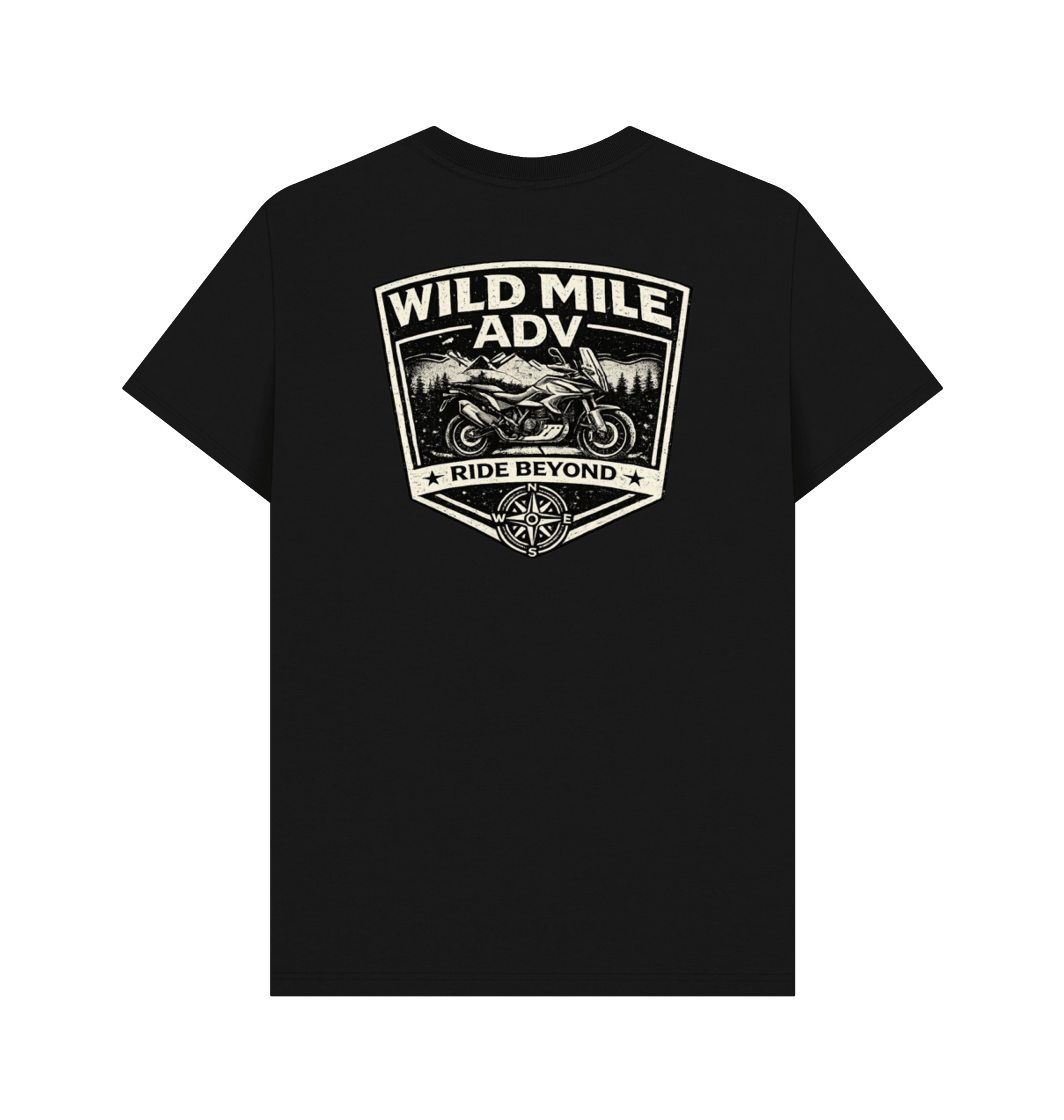 WMADV - Shield Multistrada Tee - Wild Mile ADVPrinted T-shirt