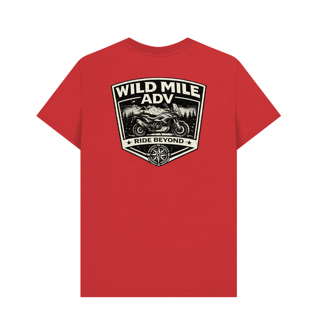 WMADV - Shield Multistrada Tee - Wild Mile ADVPrinted T-shirt