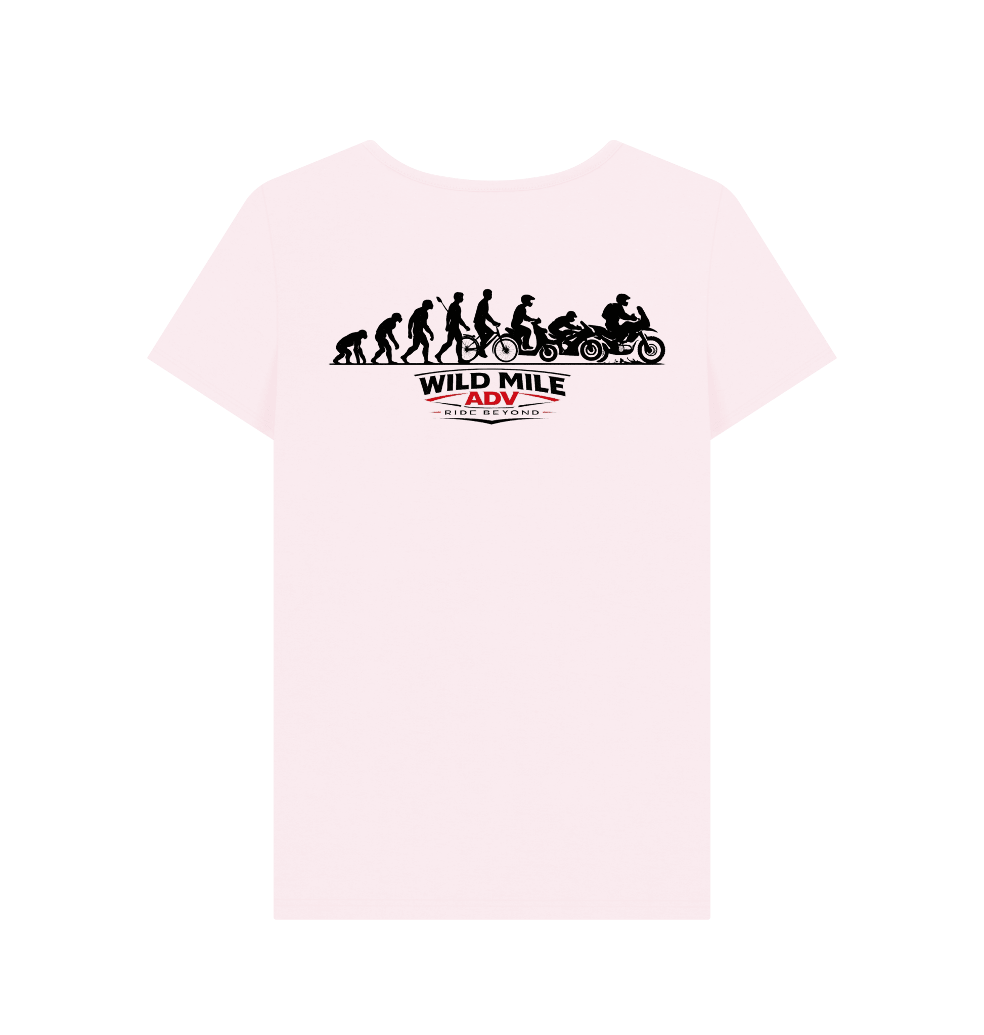 WMADV - Womens Evolution Crew Tee - Wild Mile ADVPrinted T-shirt