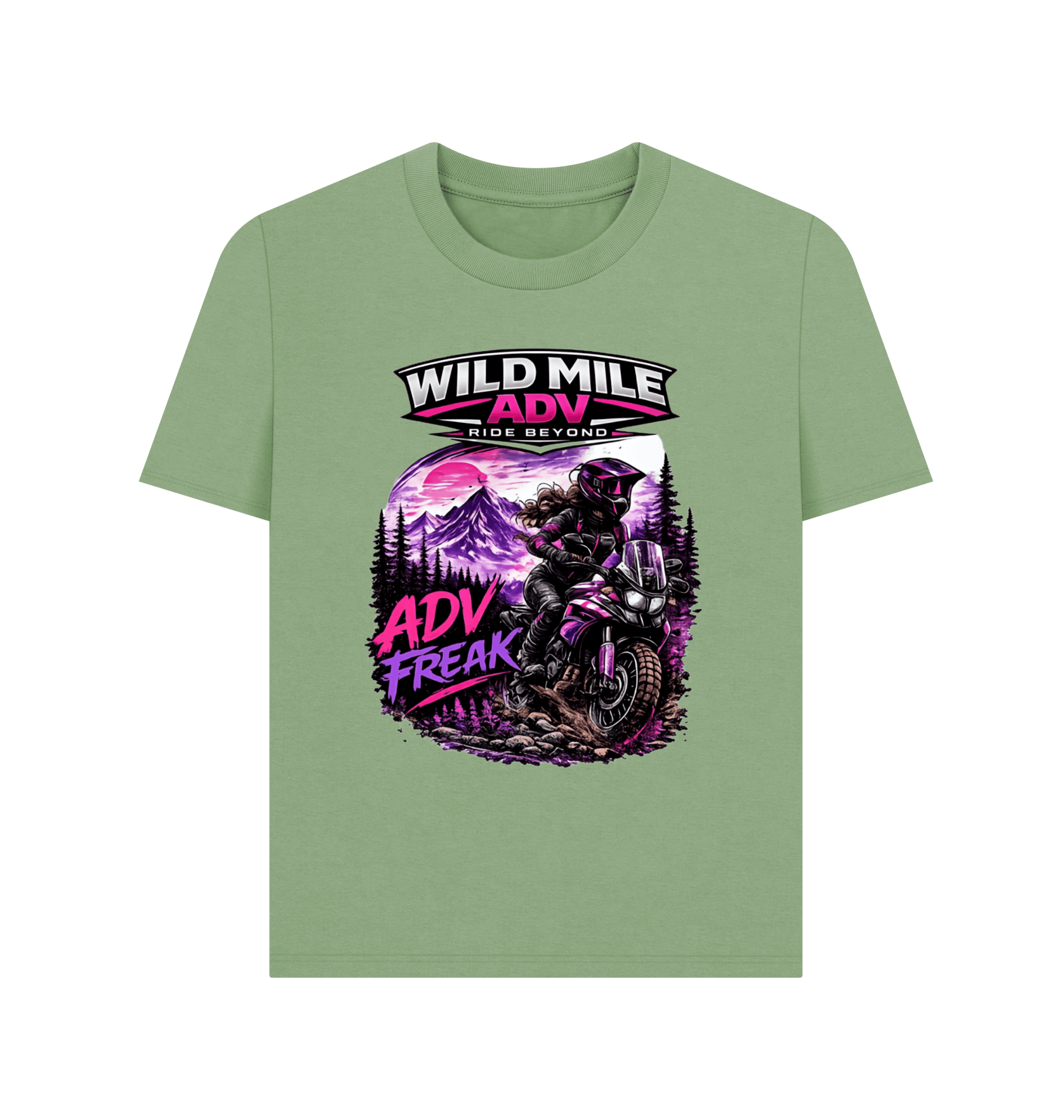 WMADV - Womens ADV Freak 2 PL Tee - Wild Mile ADVPrinted T-shirt