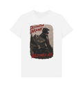 White Printed T-shirt Front