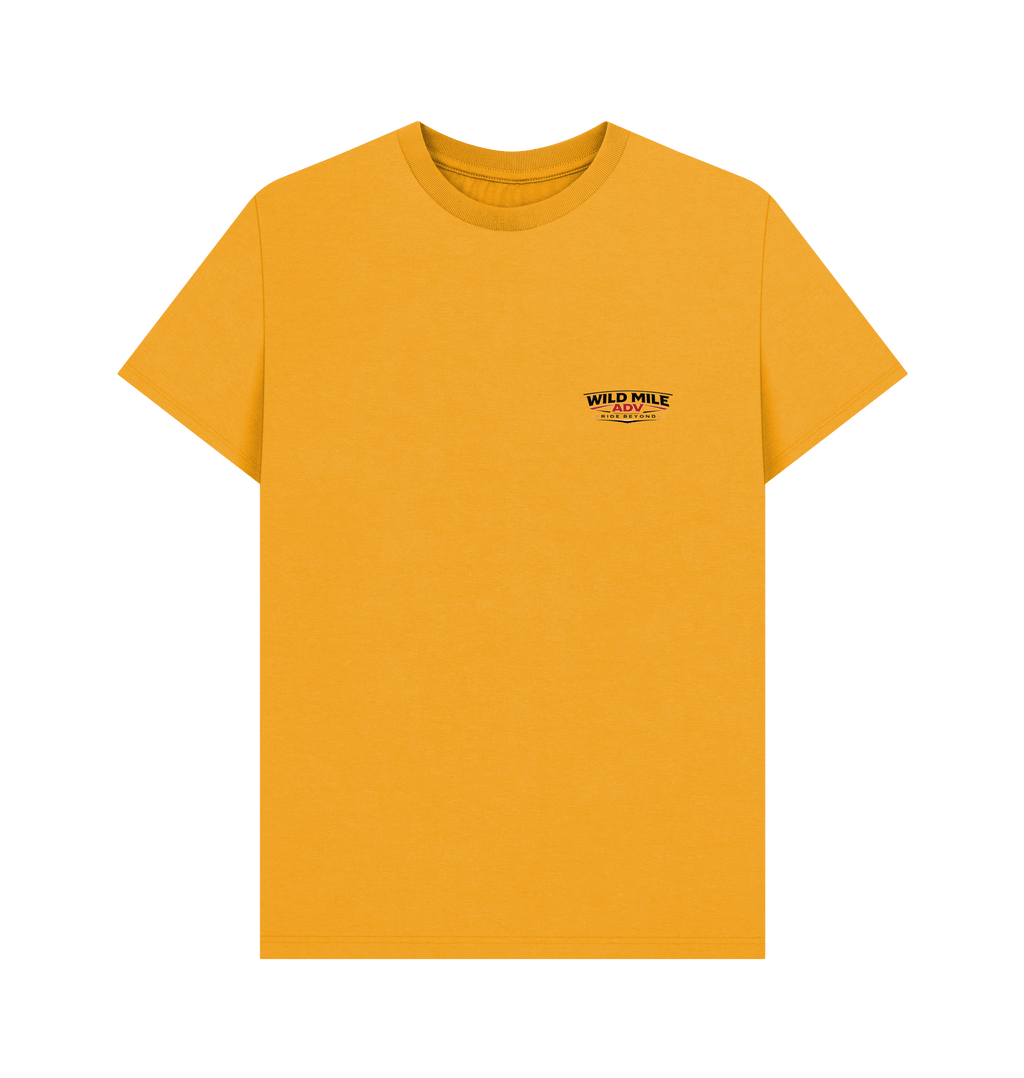 Mustard Printed T-shirt Front