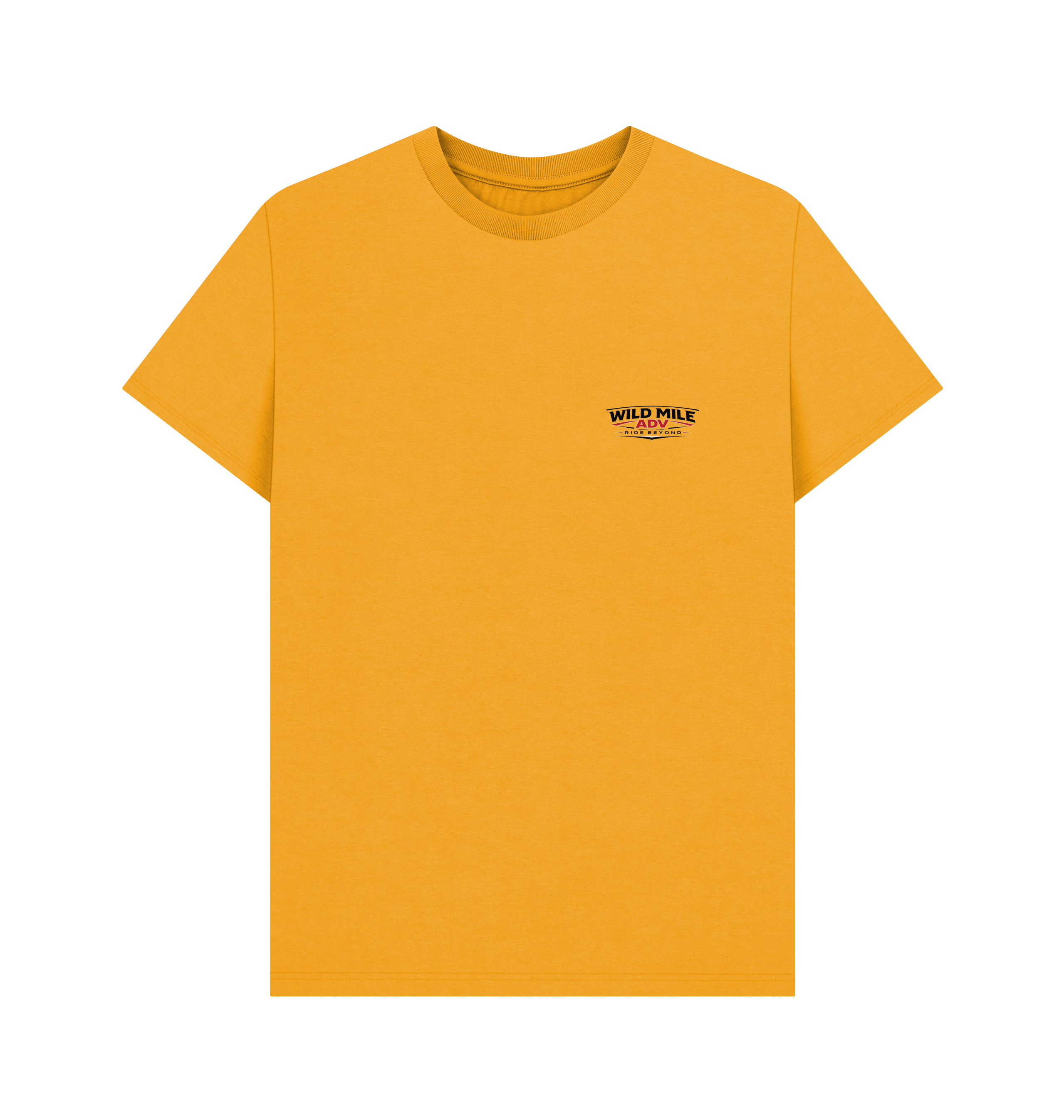 Mustard Printed T-shirt Front