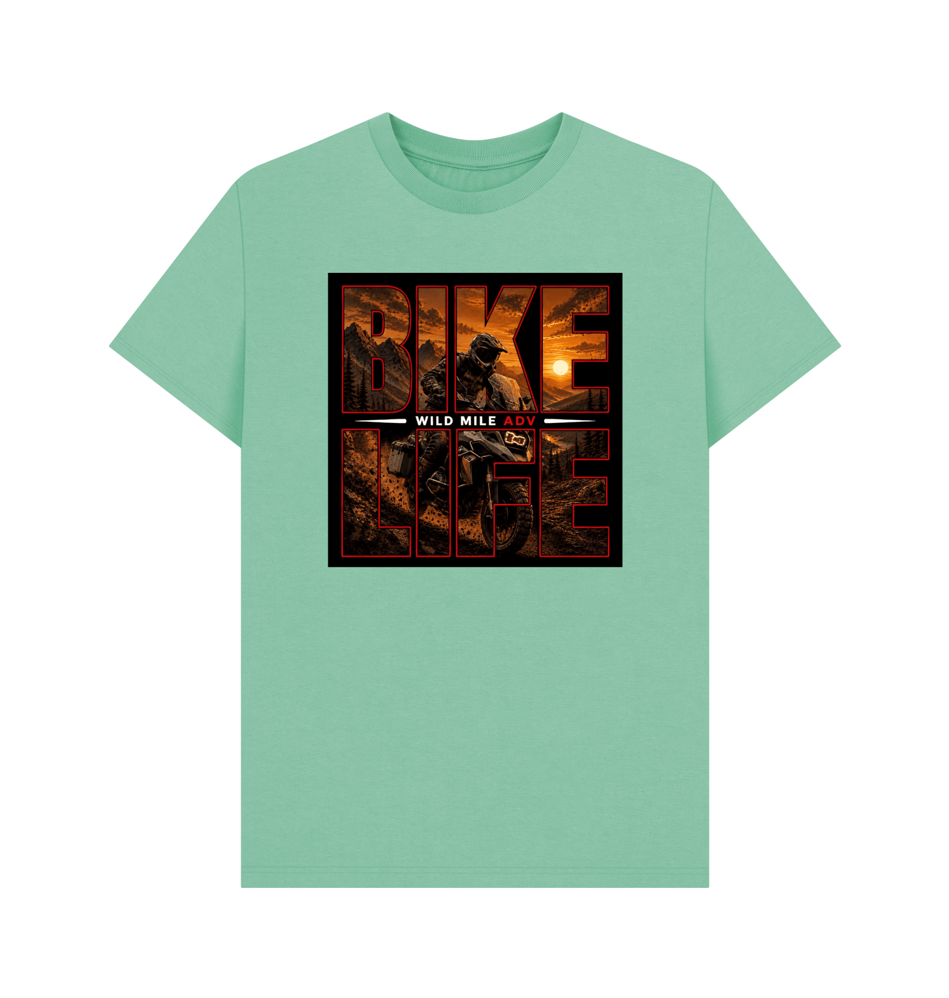 WMADV - Bike Life Tee - Wild Mile ADVPrinted T-shirt