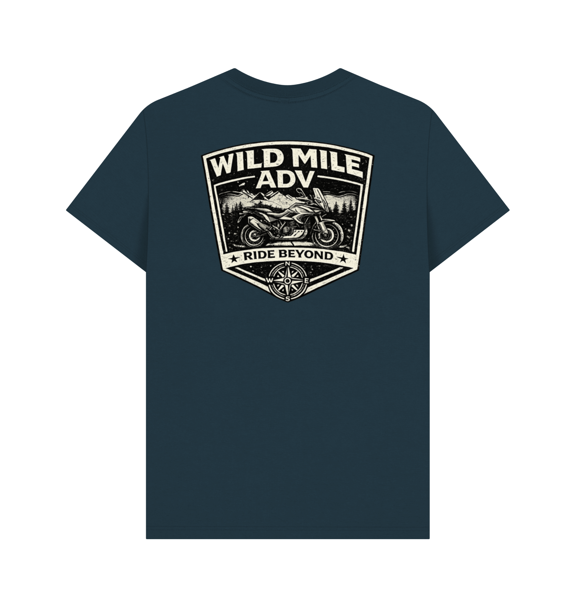 WMADV - Shield Multistrada Tee - Wild Mile ADVPrinted T-shirt