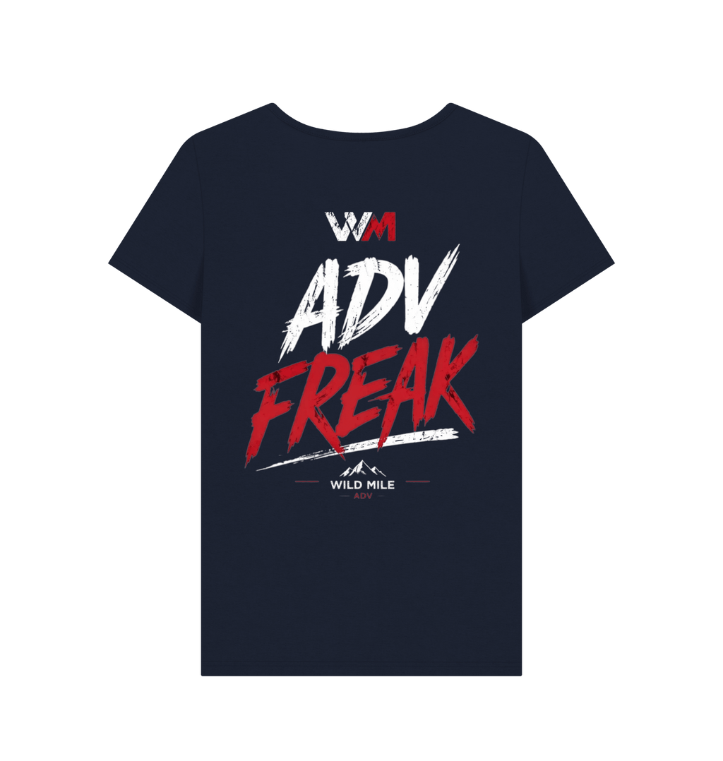 WMADV - Womens ADV Freak Crew Tee - Wild Mile ADVPrinted T-shirt