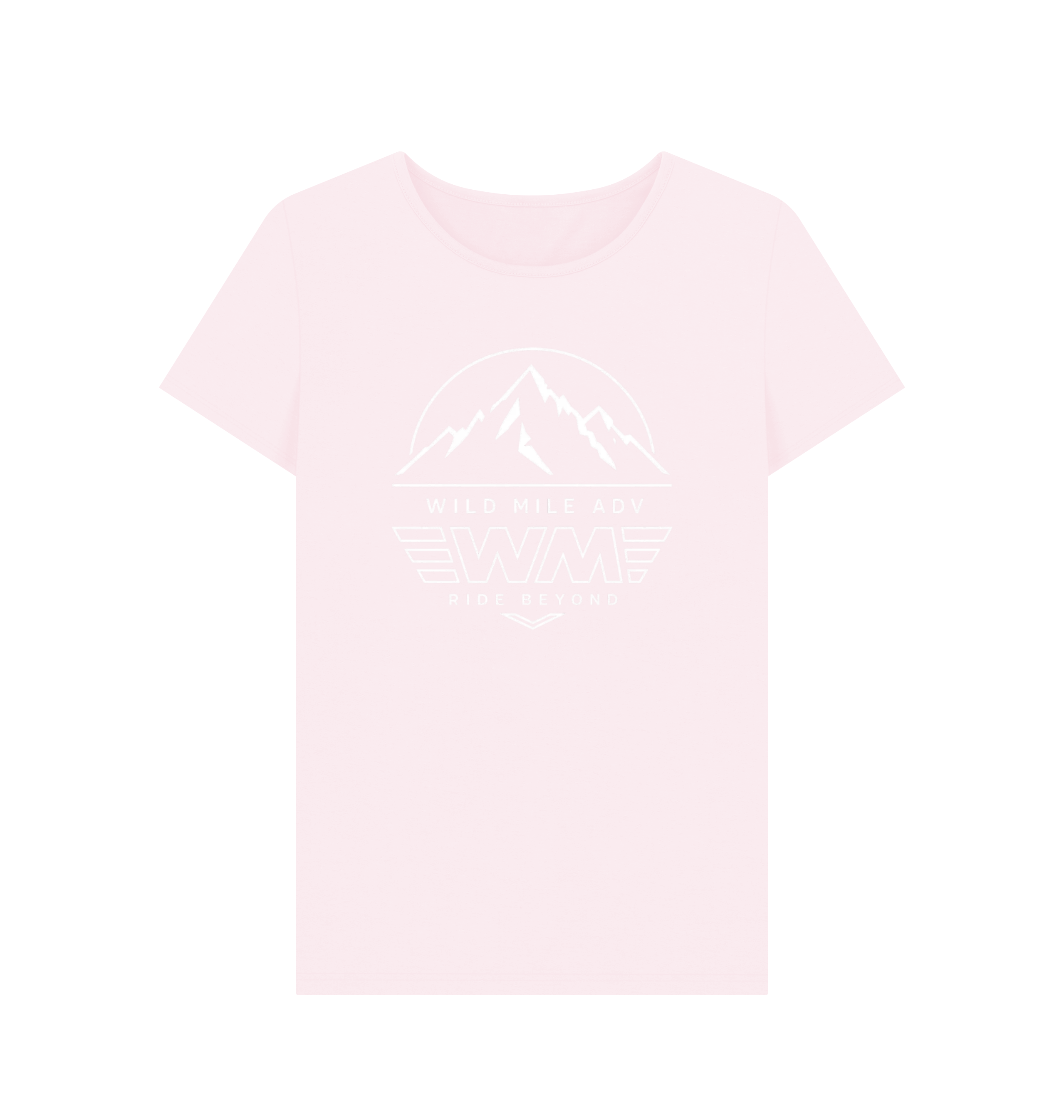 Pink Printed T-shirt Front