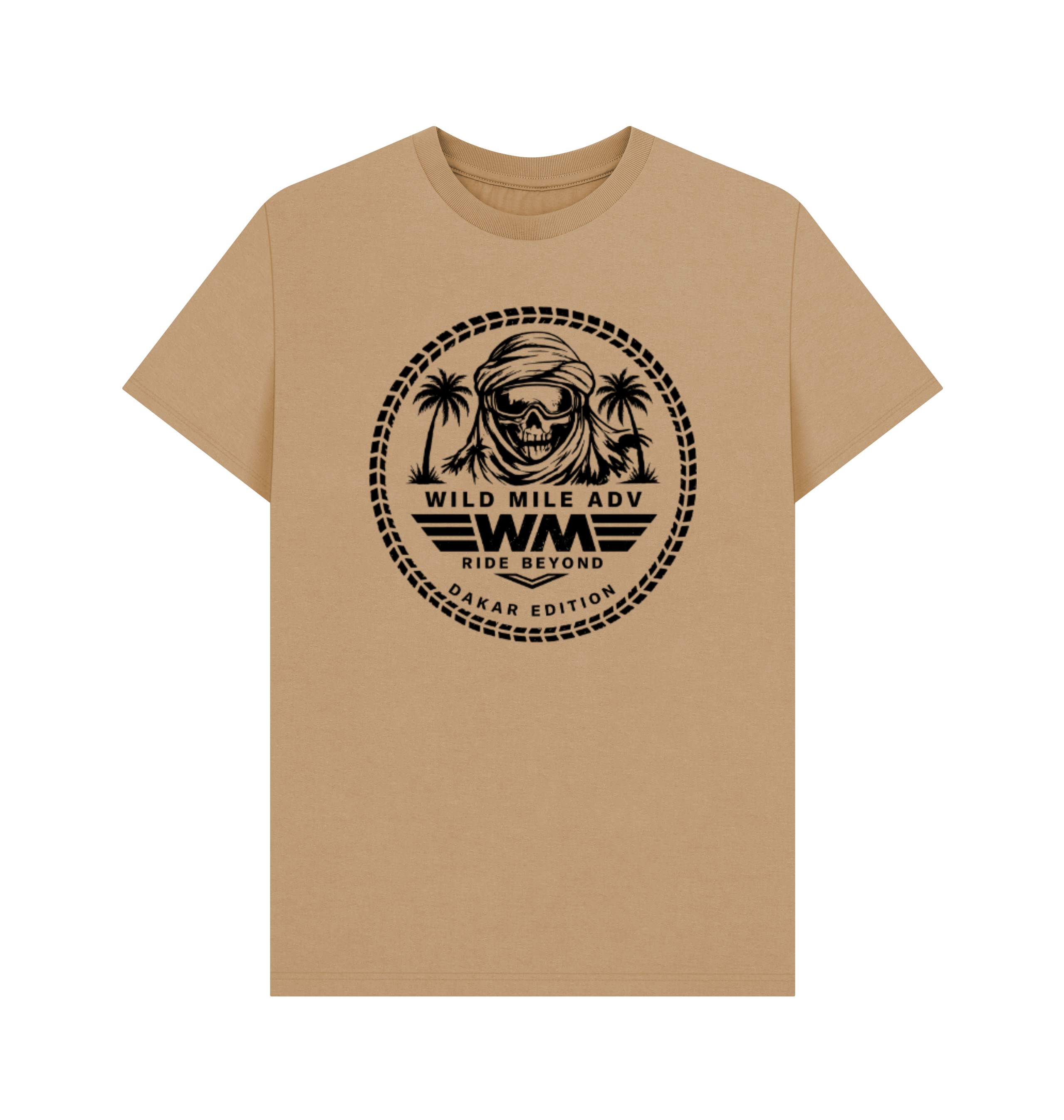 Sand Printed T-shirt Front