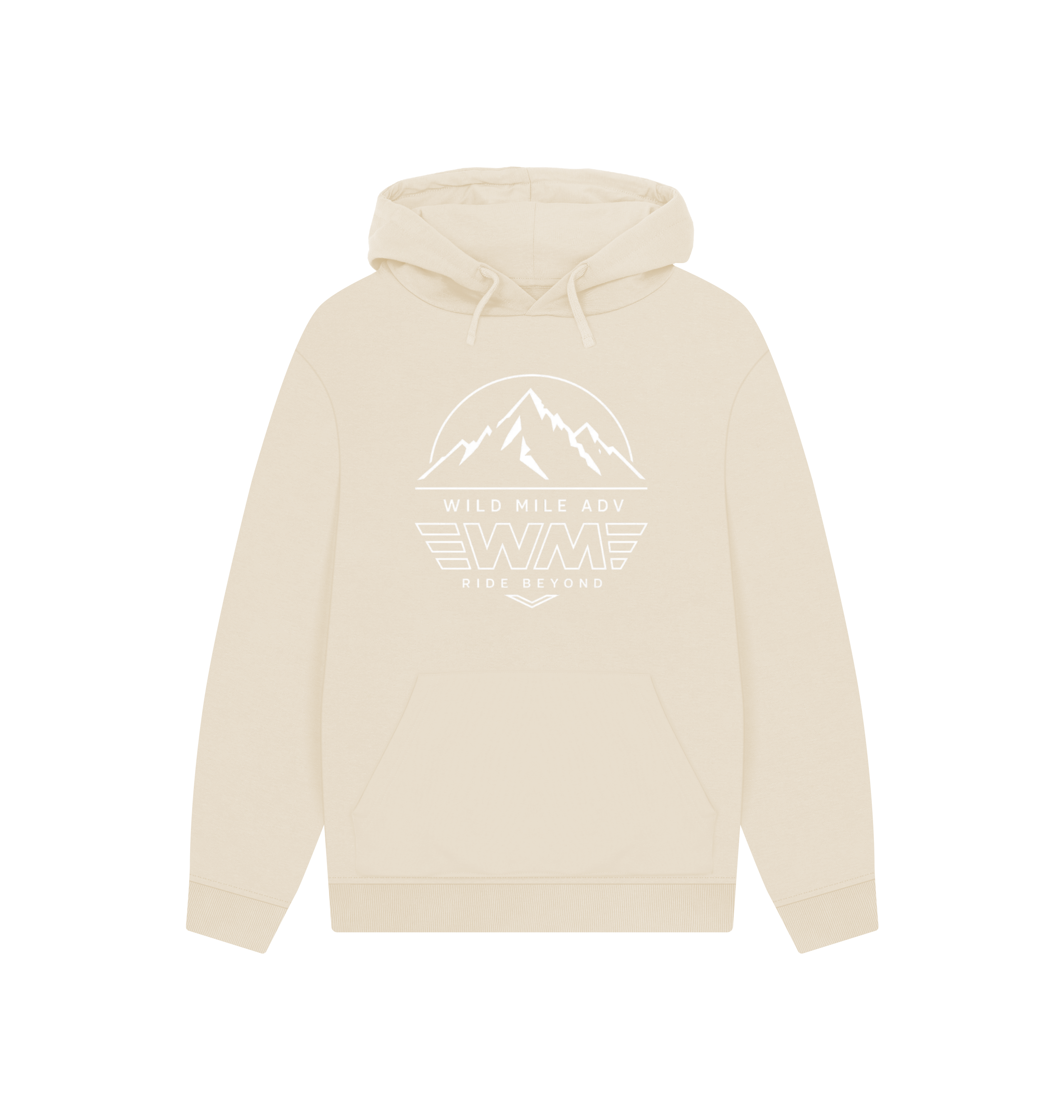 Oat Printed Hoody Front