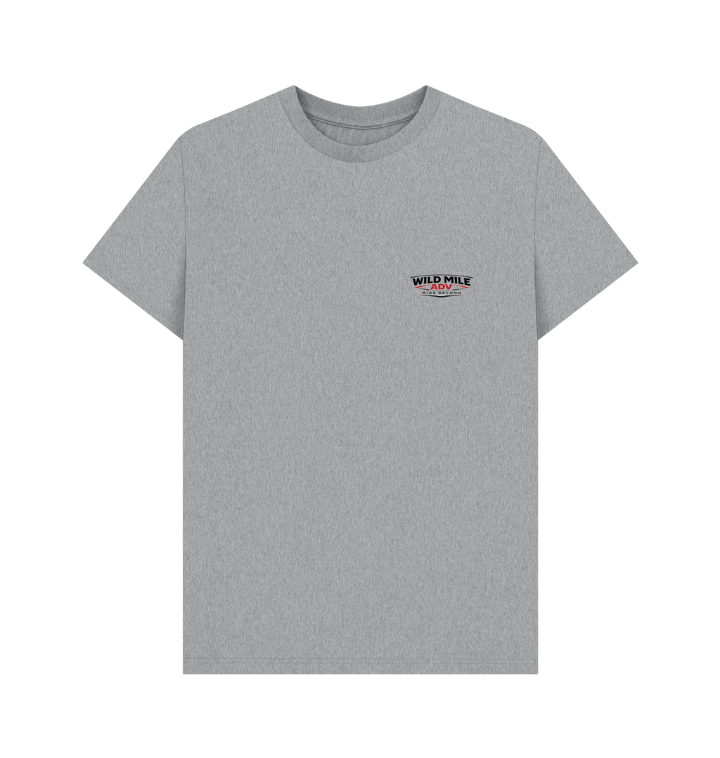 Athletic Grey Printed T-shirt Front