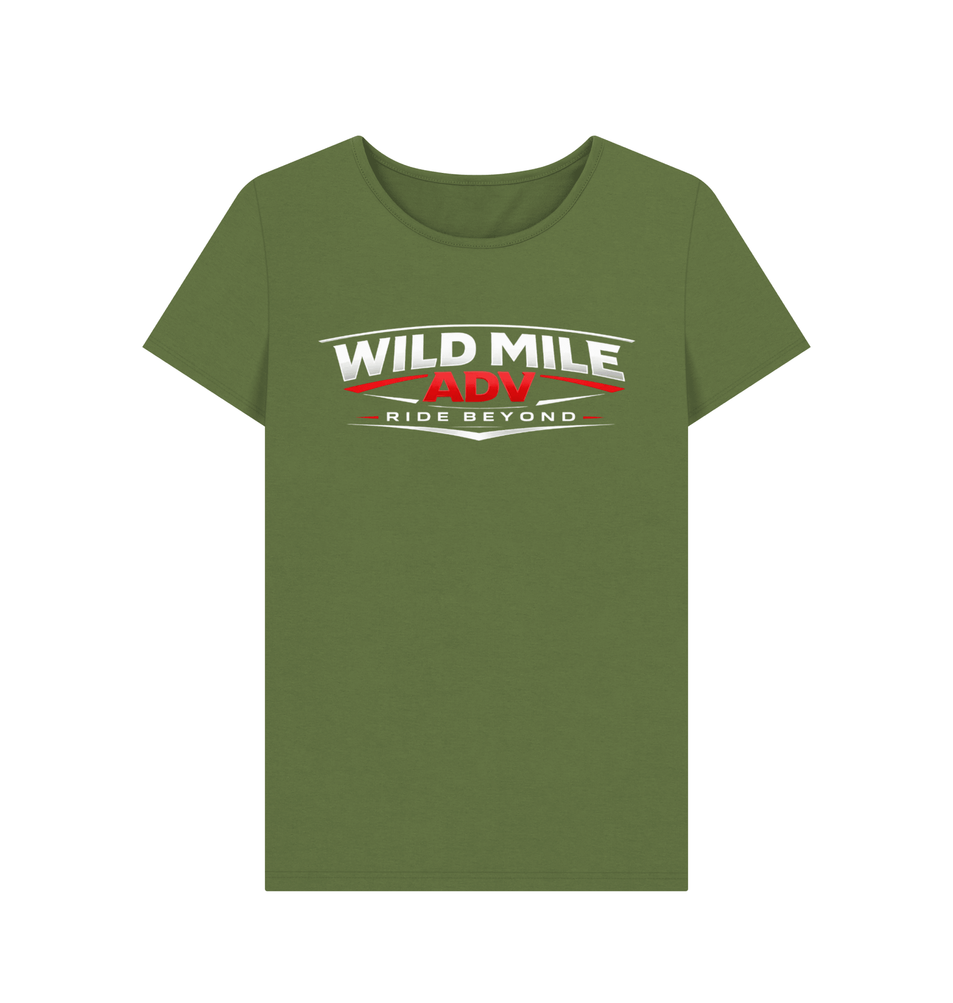 WMADV - Womens Embark Crew Tee - Wild Mile ADVPrinted T-shirt