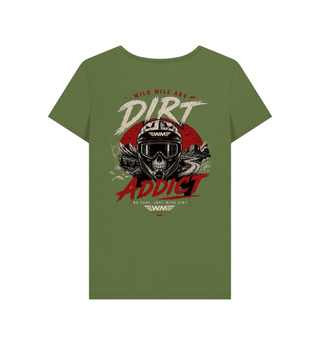 Khaki Printed T-shirt Back