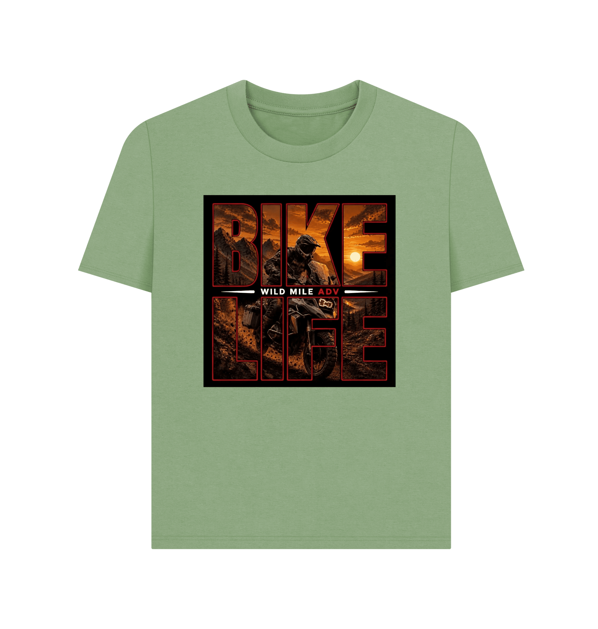 WMADV - Women's Bike Life Tee - Wild Mile ADVPrinted T-shirt