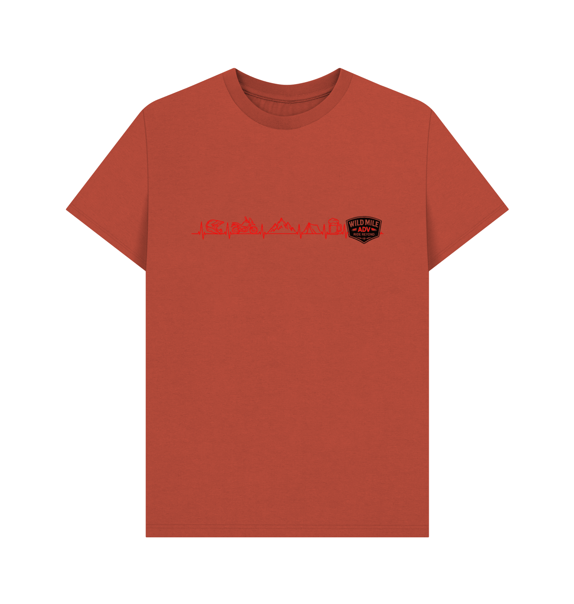 WMADV - Heart Rate Tee - Wild Mile ADVPrinted T-shirt