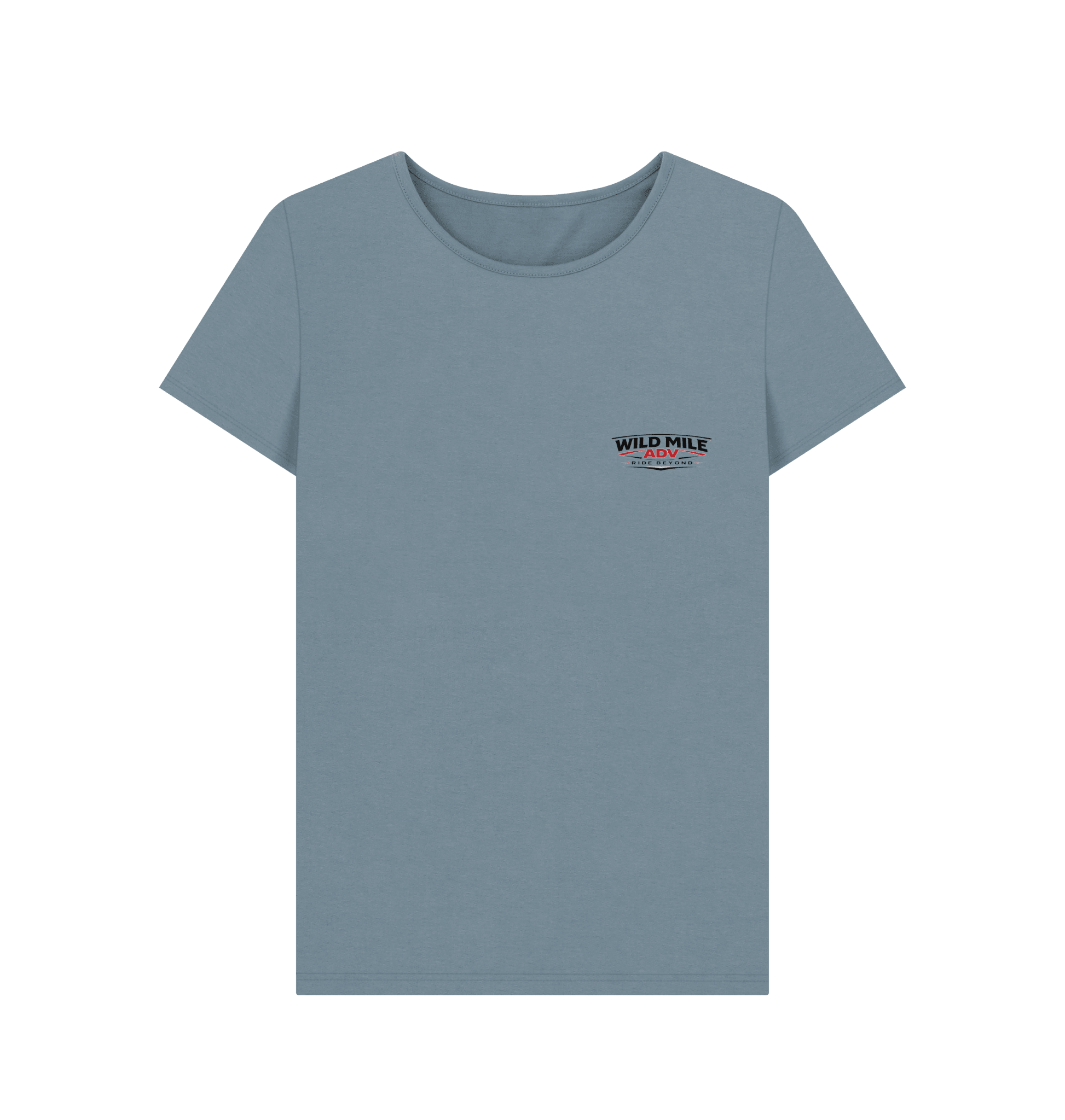 WMADV - Womens Evolution Crew Tee - Wild Mile ADVPrinted T-shirt