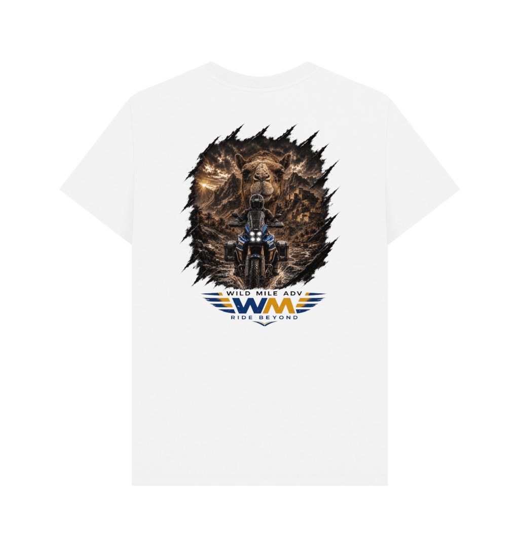 White Printed T-shirt Back